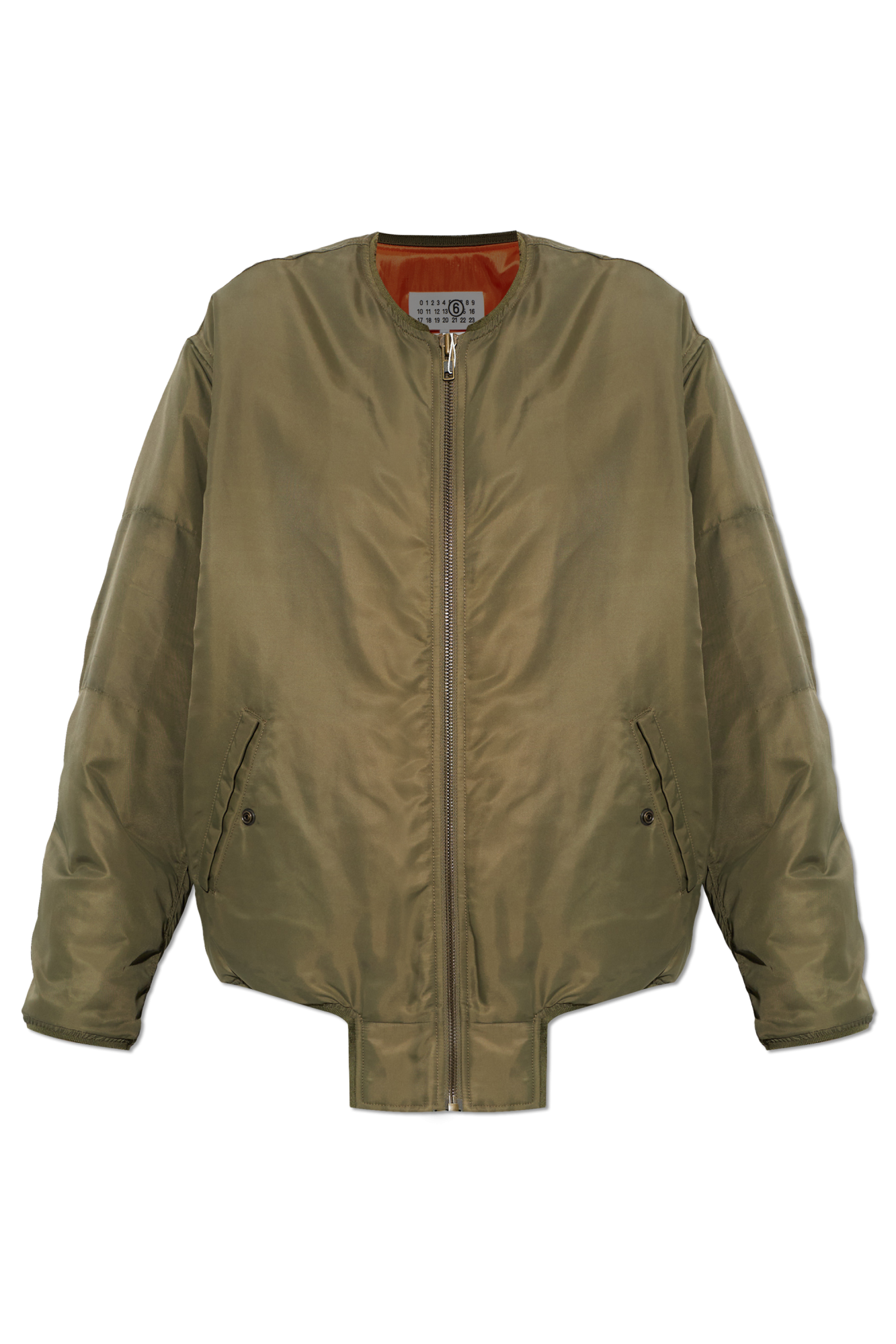 MM6 Maison Margiela Ocieplana Kurtka, Kobiety, Zielony