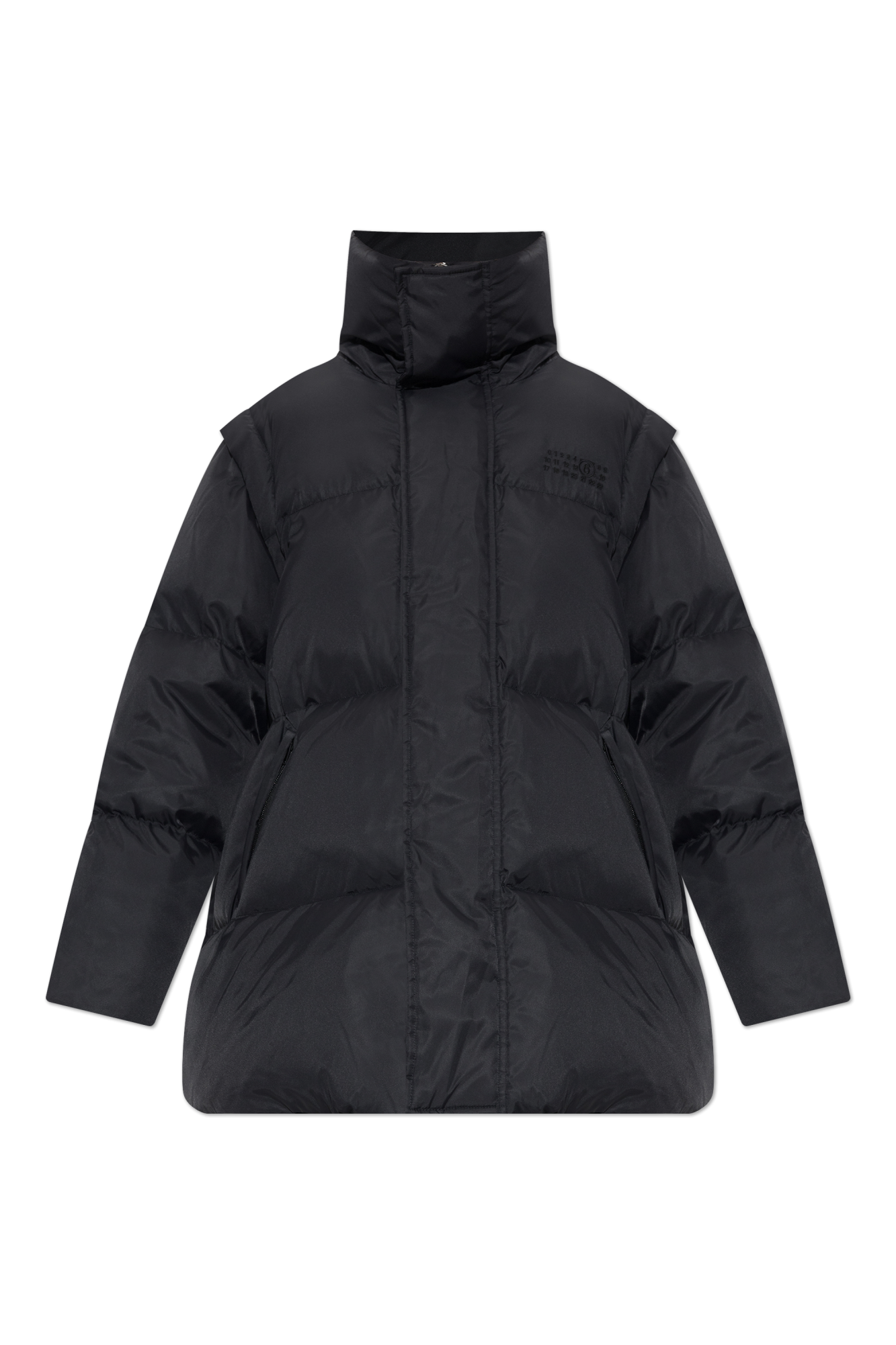 MM6 Maison Margiela Puchowa Kurtka, Kobiety, Czarny