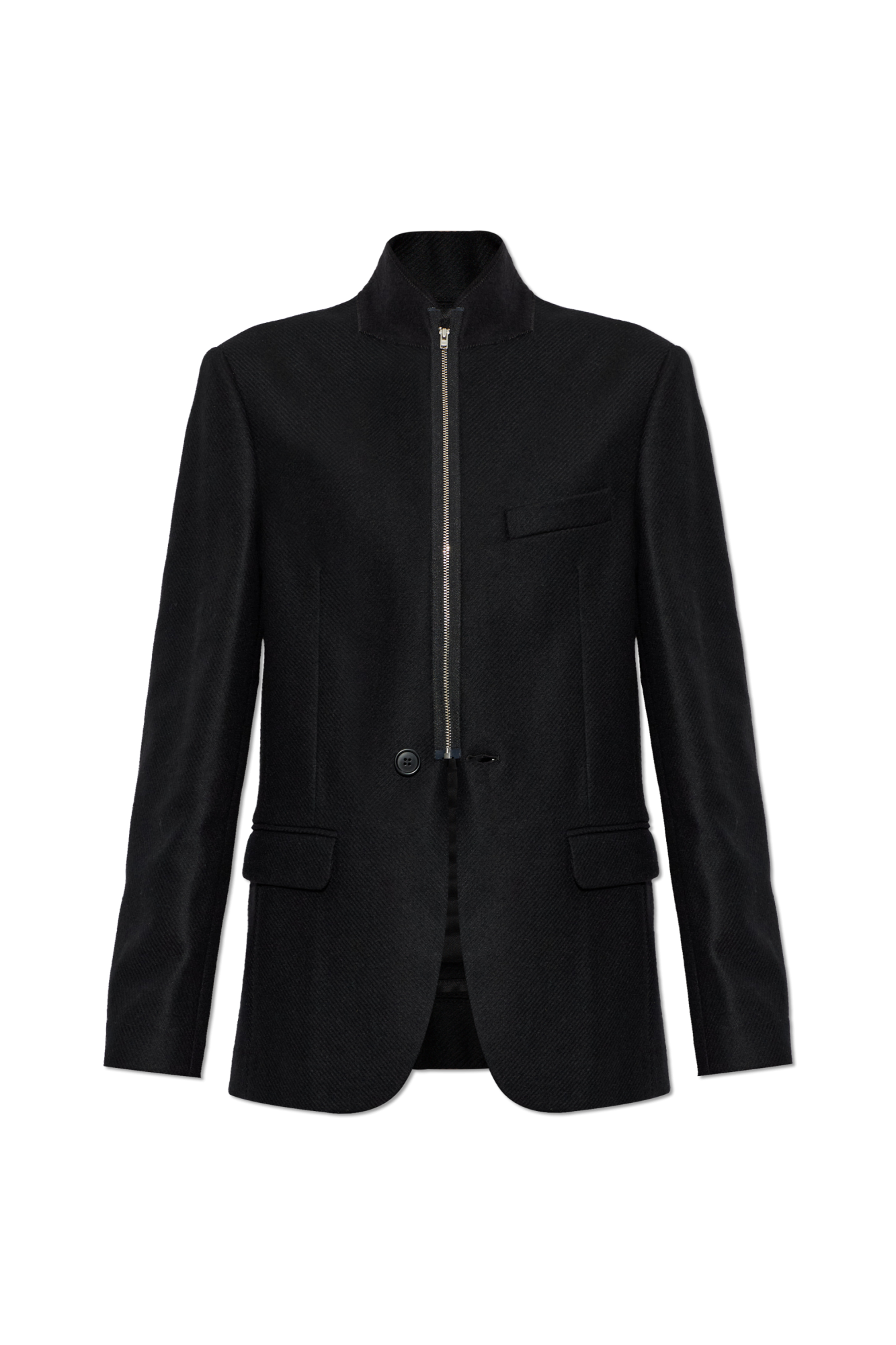 MM6 Maison Margiela Kurtka O Kroju Marynarki, Kobiety, Czarny