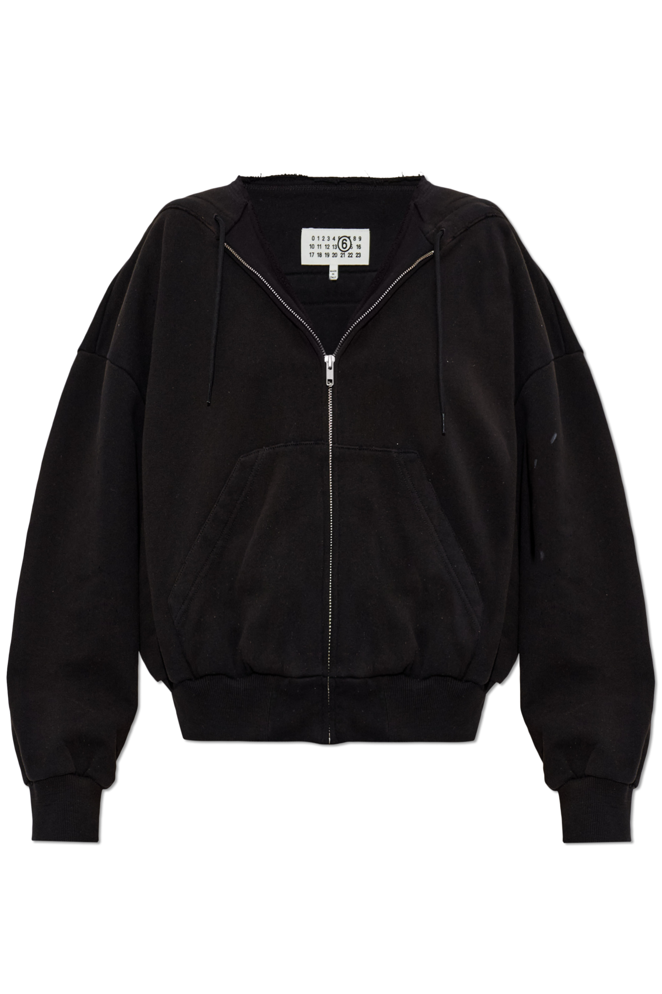 MM6 Maison Margiela Bluza Z Efektem `vintage`, Kobiety, Czarny