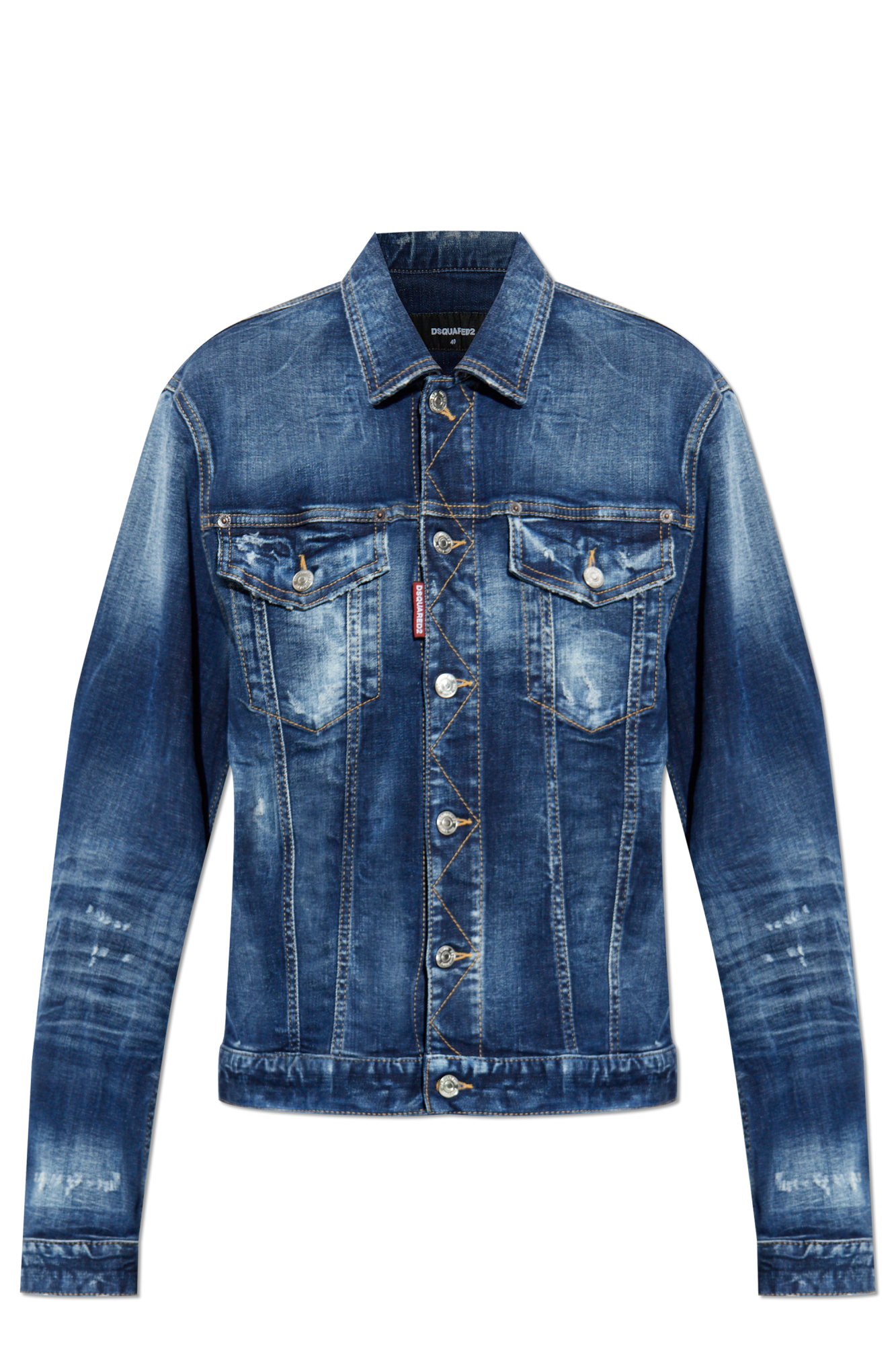 Dsquared2 Jeansowa Kurtka, Kobiety, Niebieski