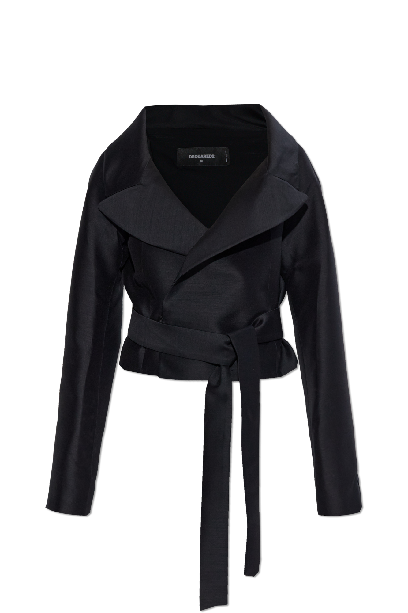Dsquared2 Wełniana Marynarka, Kobiety, Czarny