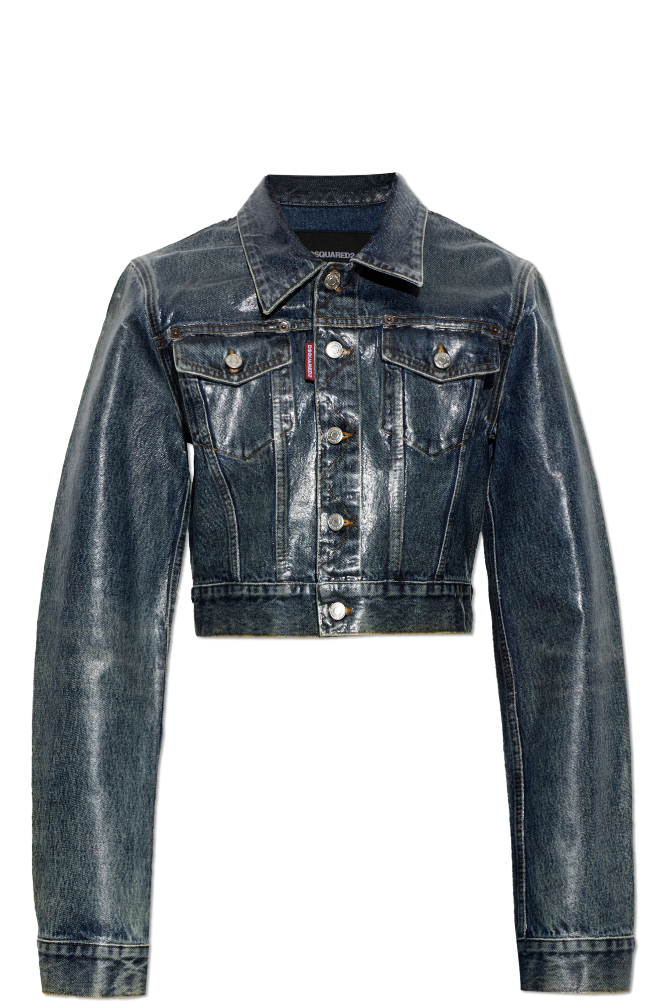 Dsquared2 Jeansowa Kurtka, Kobiety, Granatowy