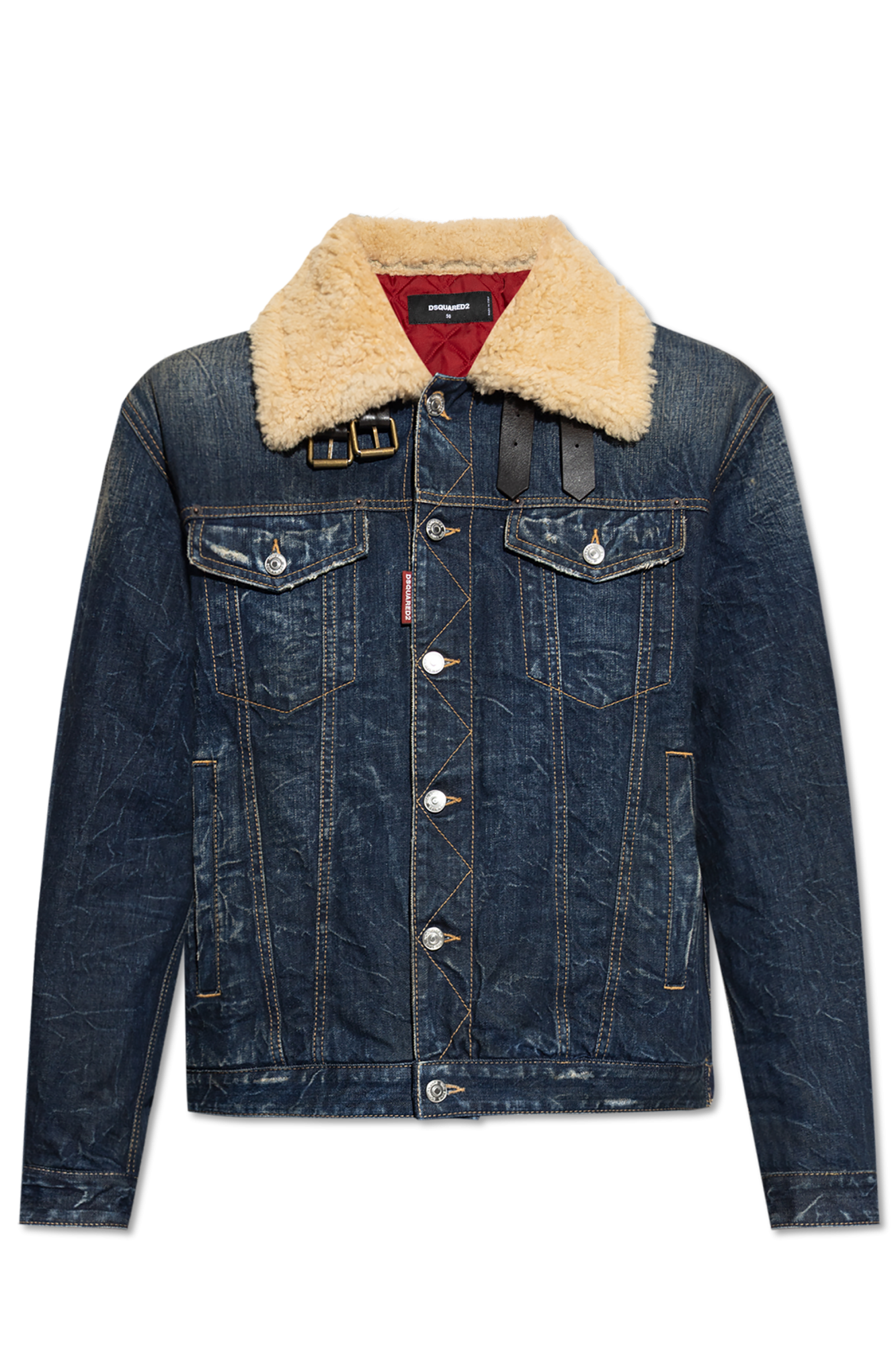 Dsquared2 Kurtka Jeansowa, Mężczyźni, Granatowy
