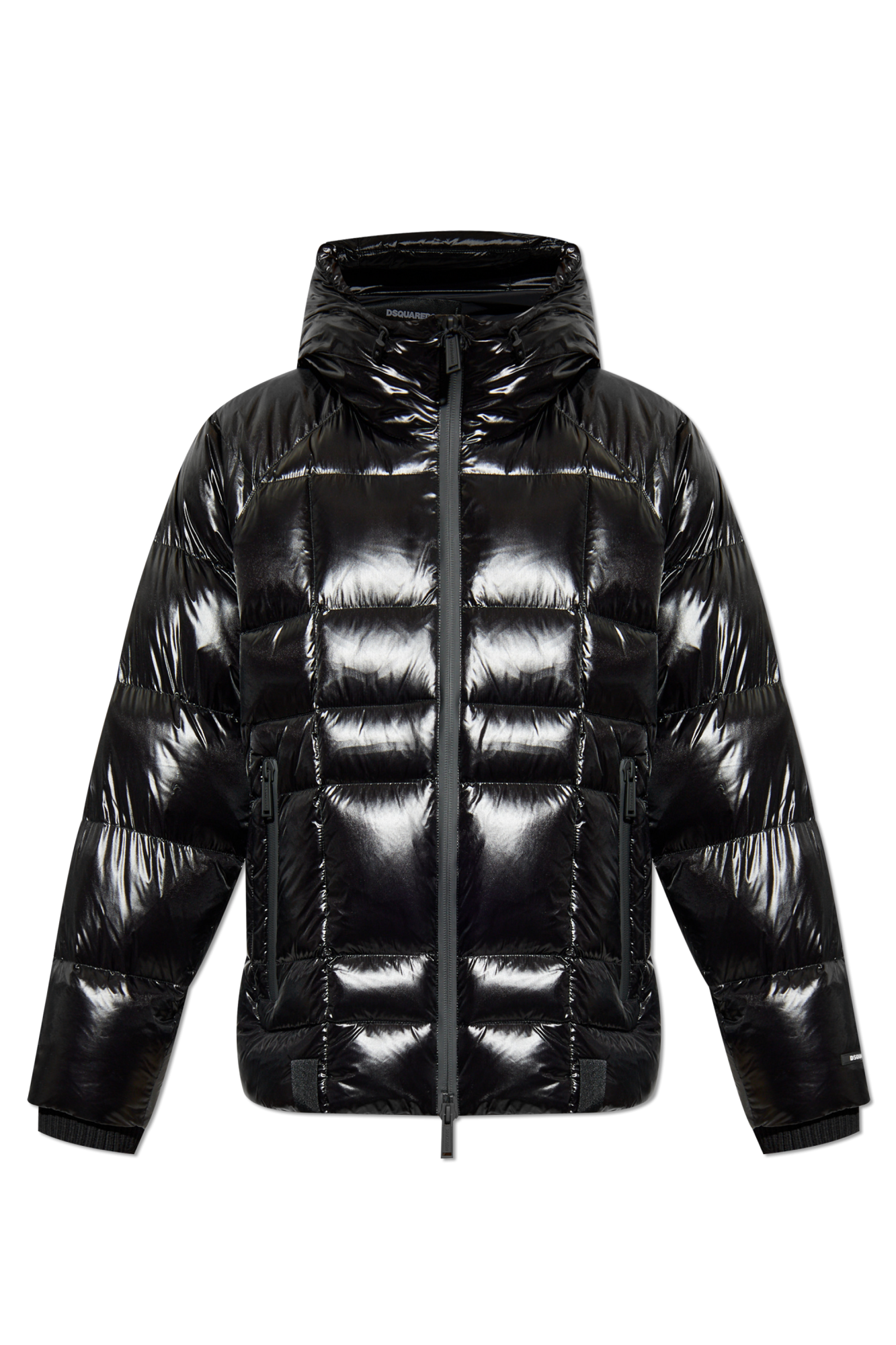 Dsquared2 Kurtka Puchowa Z Kapturem, Mężczyźni, Czarny