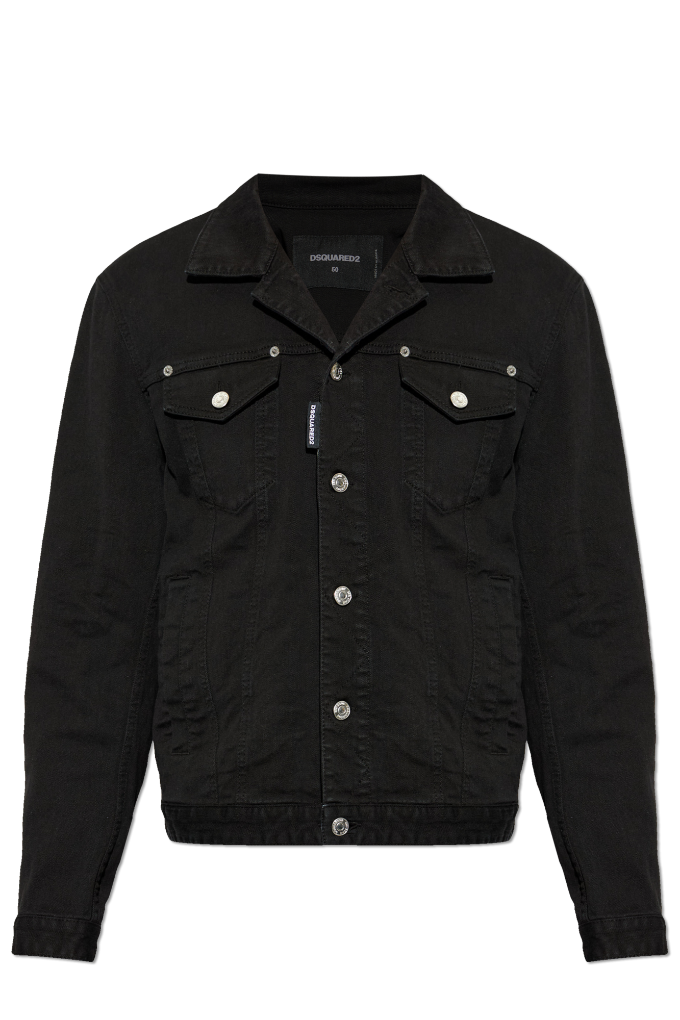 Dsquared2 Jeansowa Kurtka, Mężczyźni, Czarny
