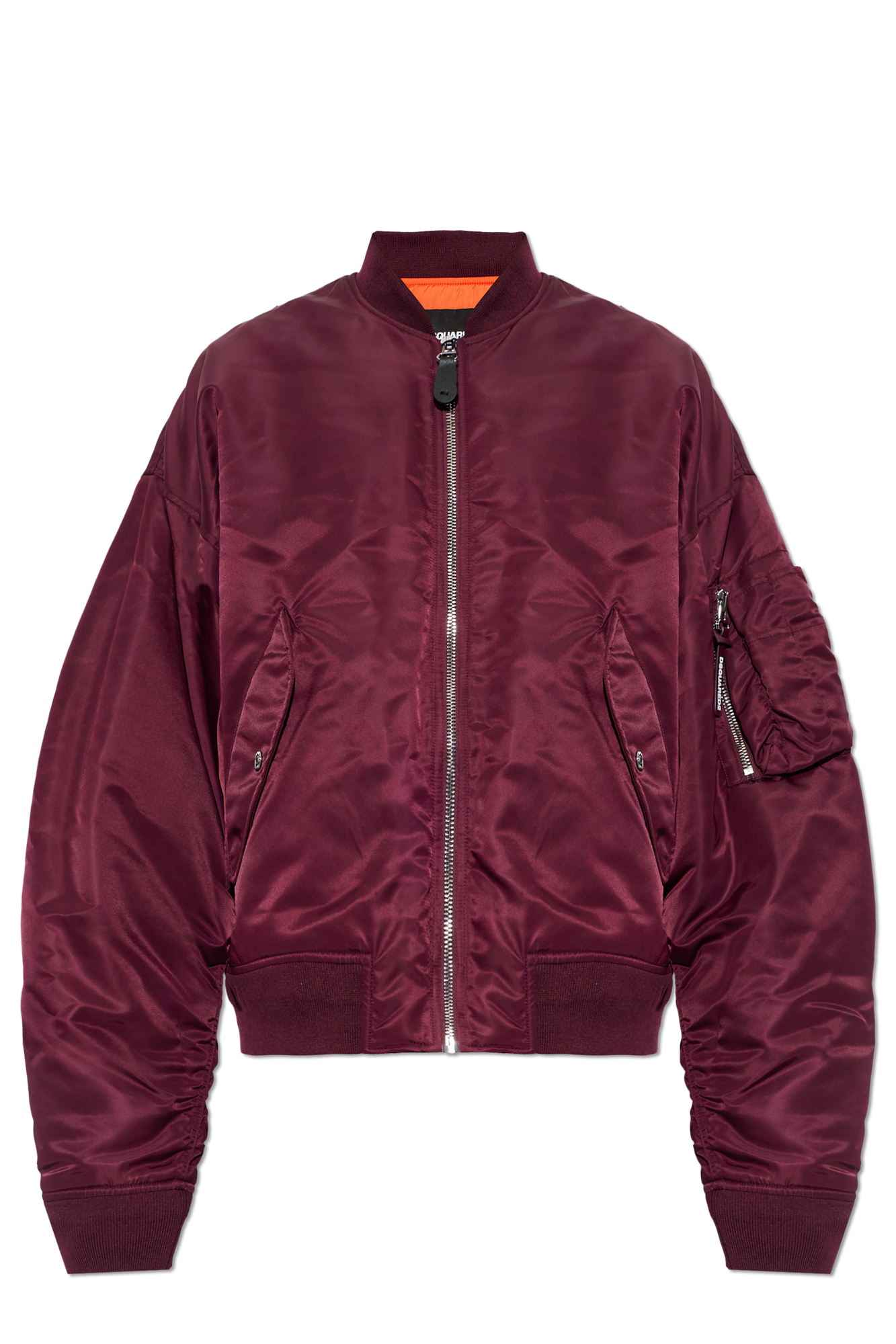 Dsquared2 Ocieplana Kurtka Typu ‘bomber’, Mężczyźni, Bordo