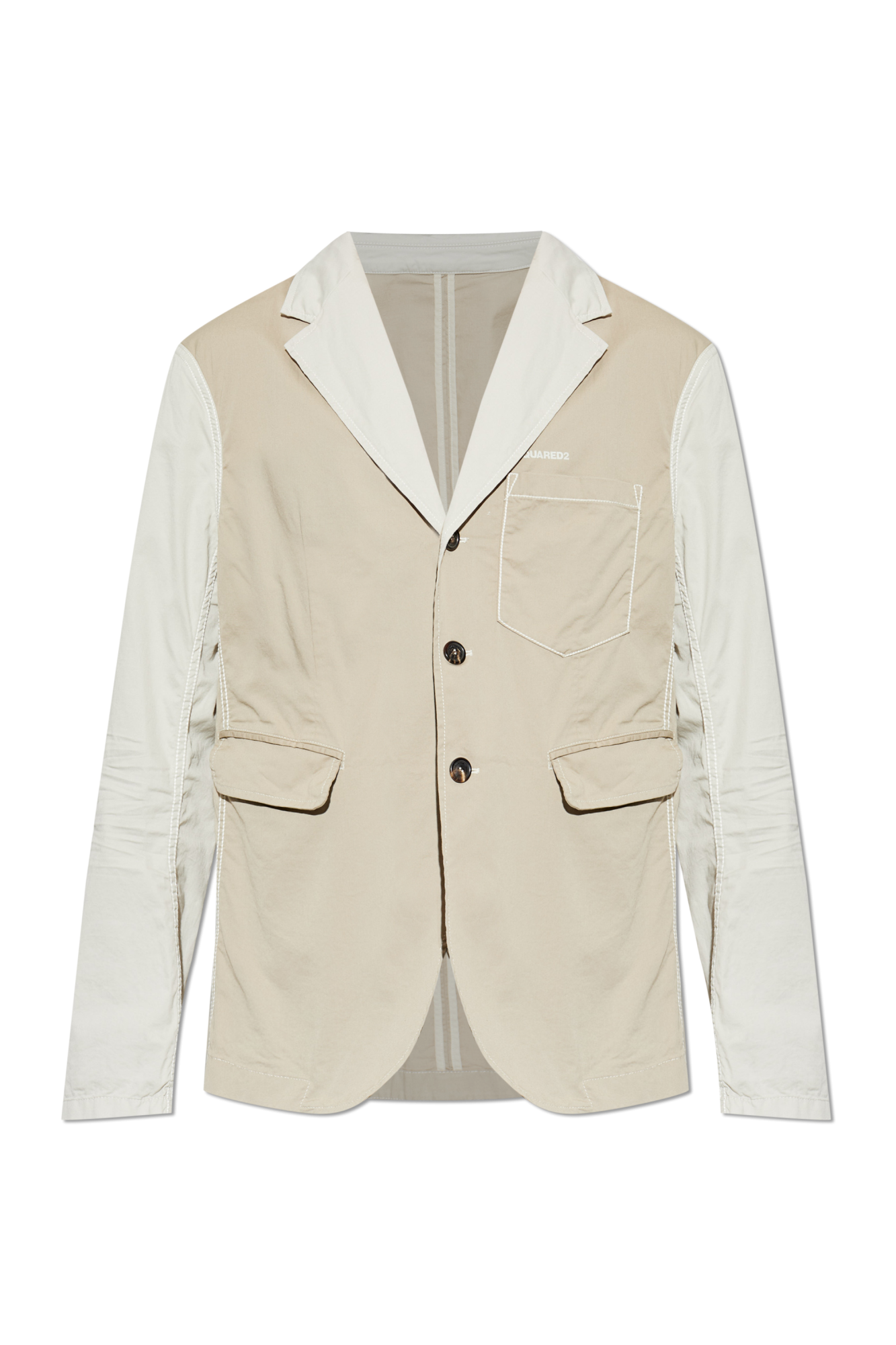 Dsquared2 Kurtka Z Logo, Mężczyźni, Beżowy