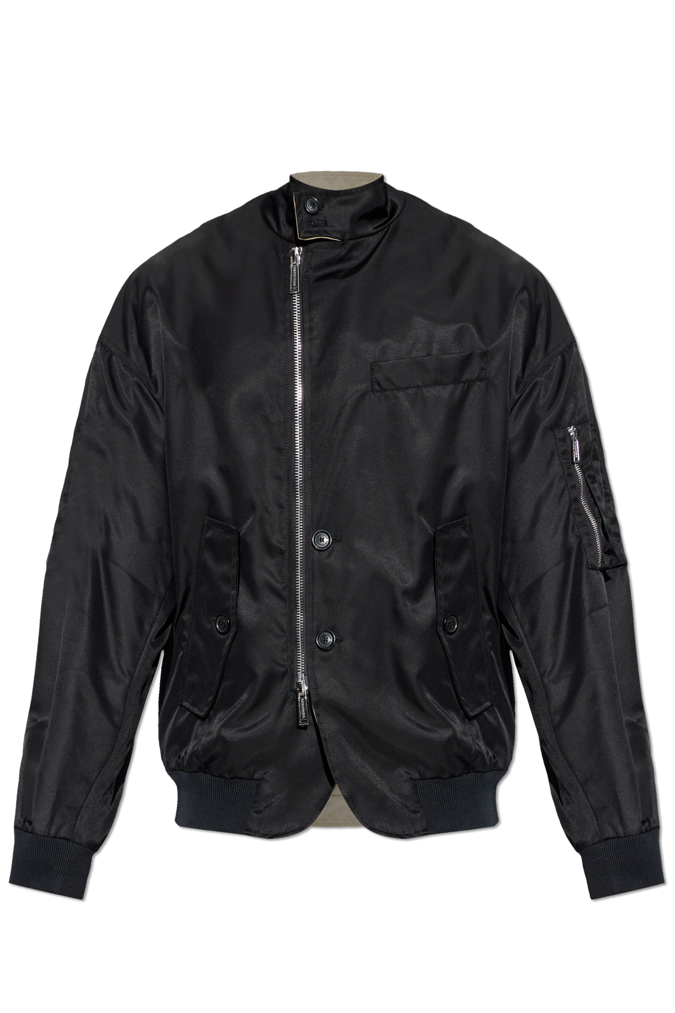 Dsquared2 Kurtka Z Logo, Mężczyźni, Czarny