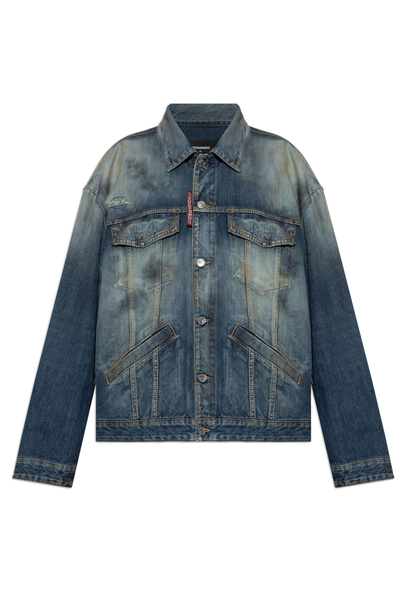 Dsquared2 Kurtka Jeansowa, Kobiety, Niebieski