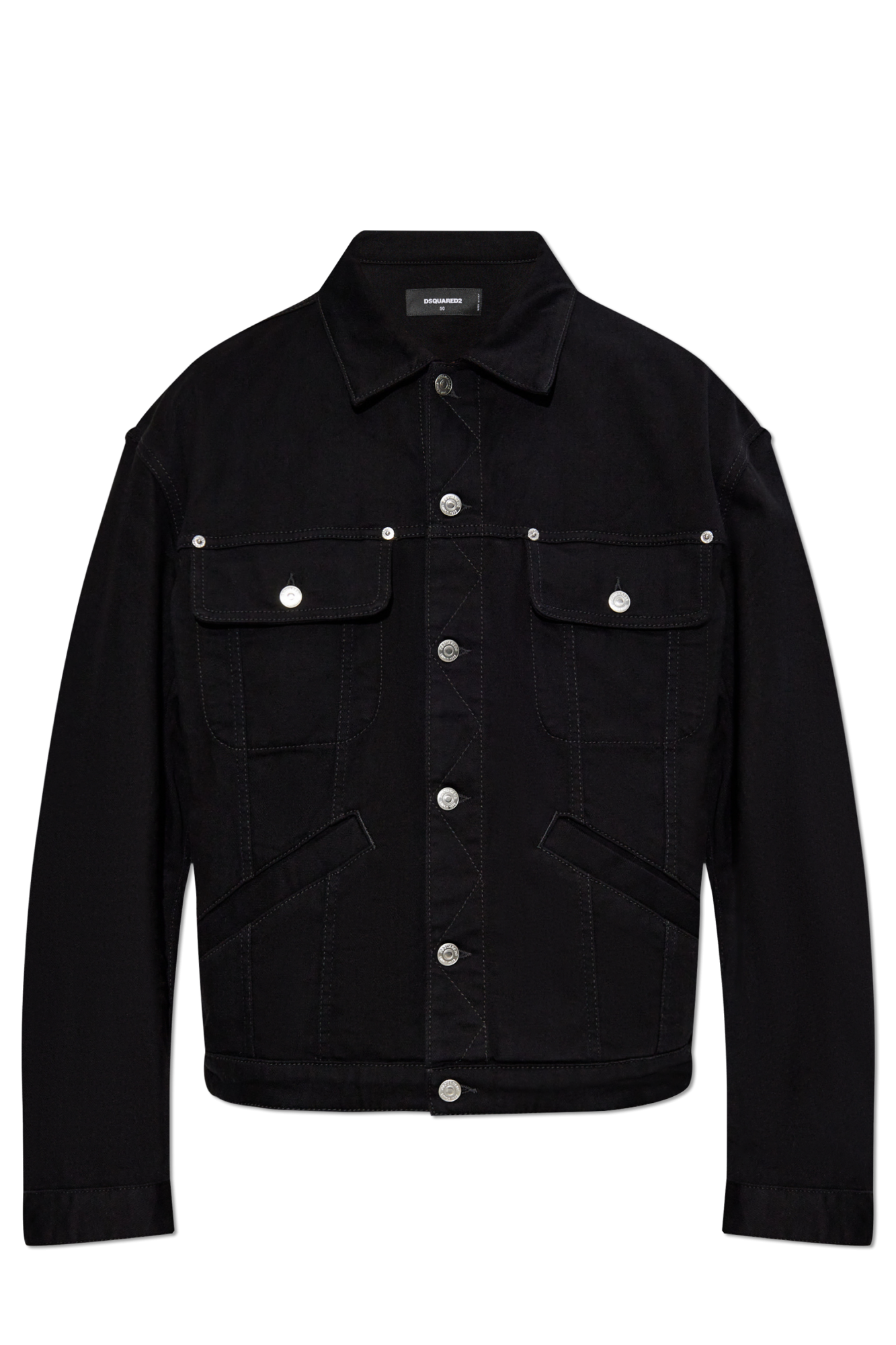 Dsquared2 Kurtka Jeansowa, Mężczyźni, Czarny