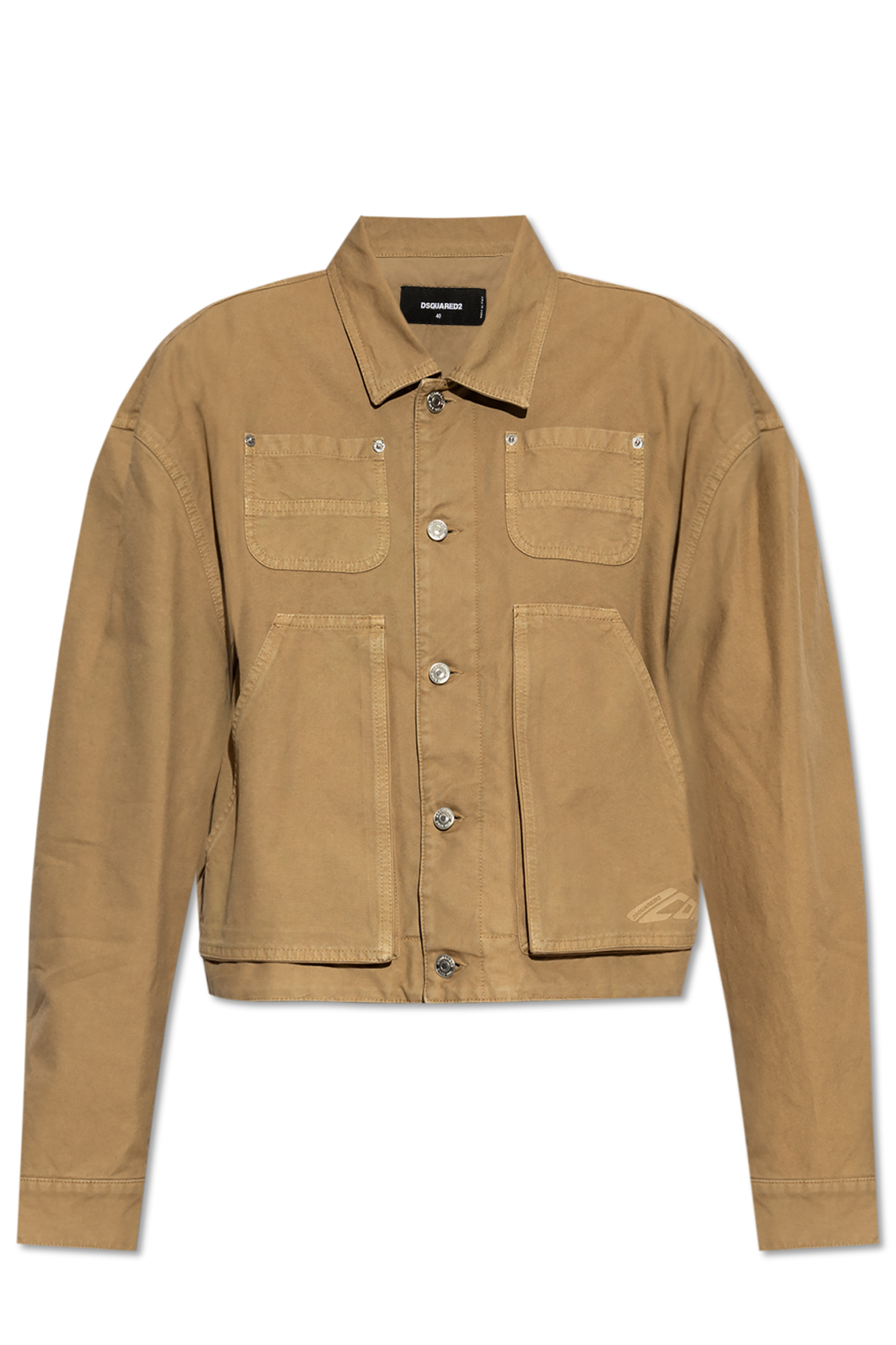 Dsquared2 Kurtka Z Kieszeniami, Kobiety, Beżowy