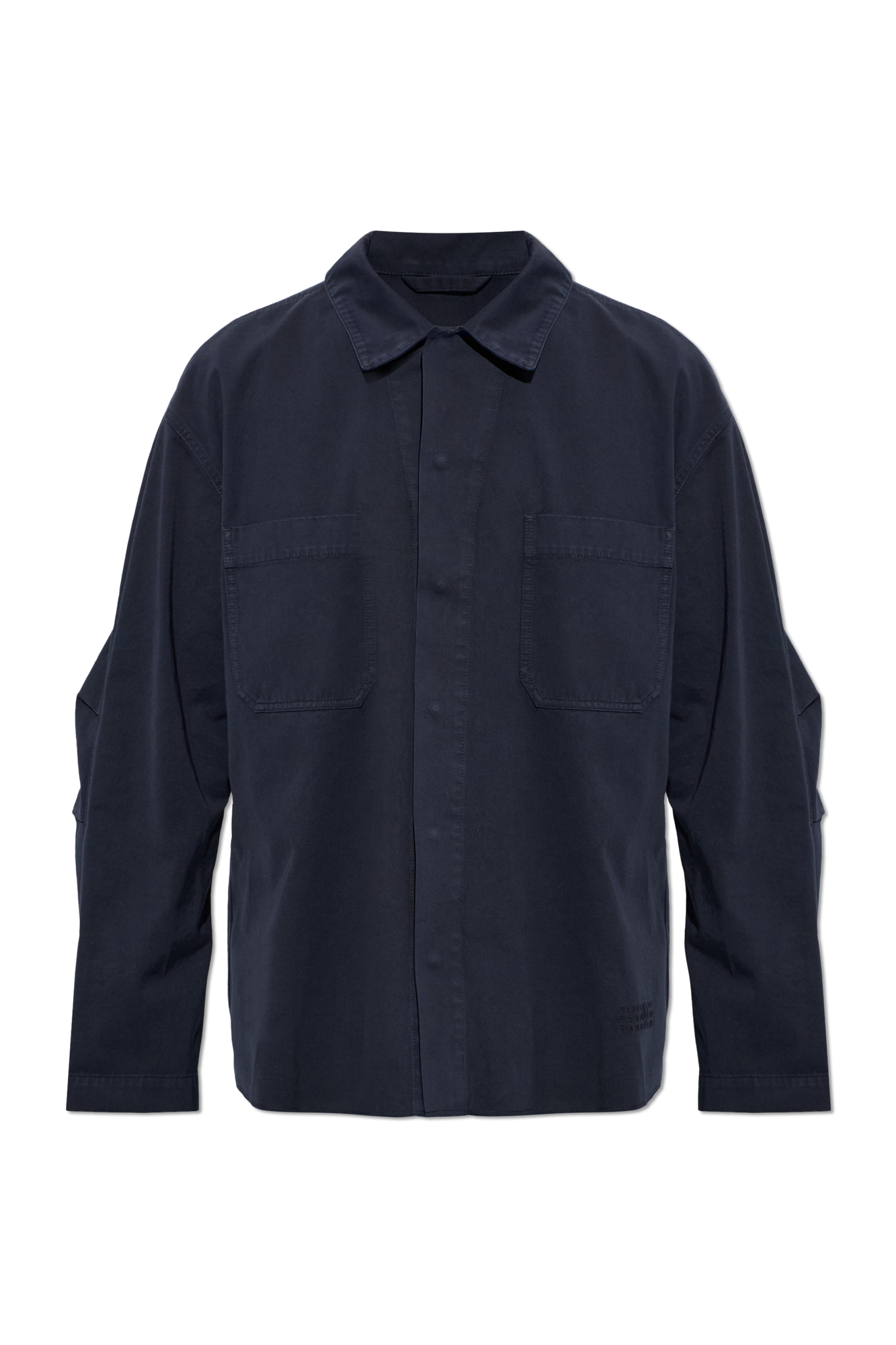 MM6 Maison Margiela Jeansowa Koszula, Mężczyźni, Granatowy