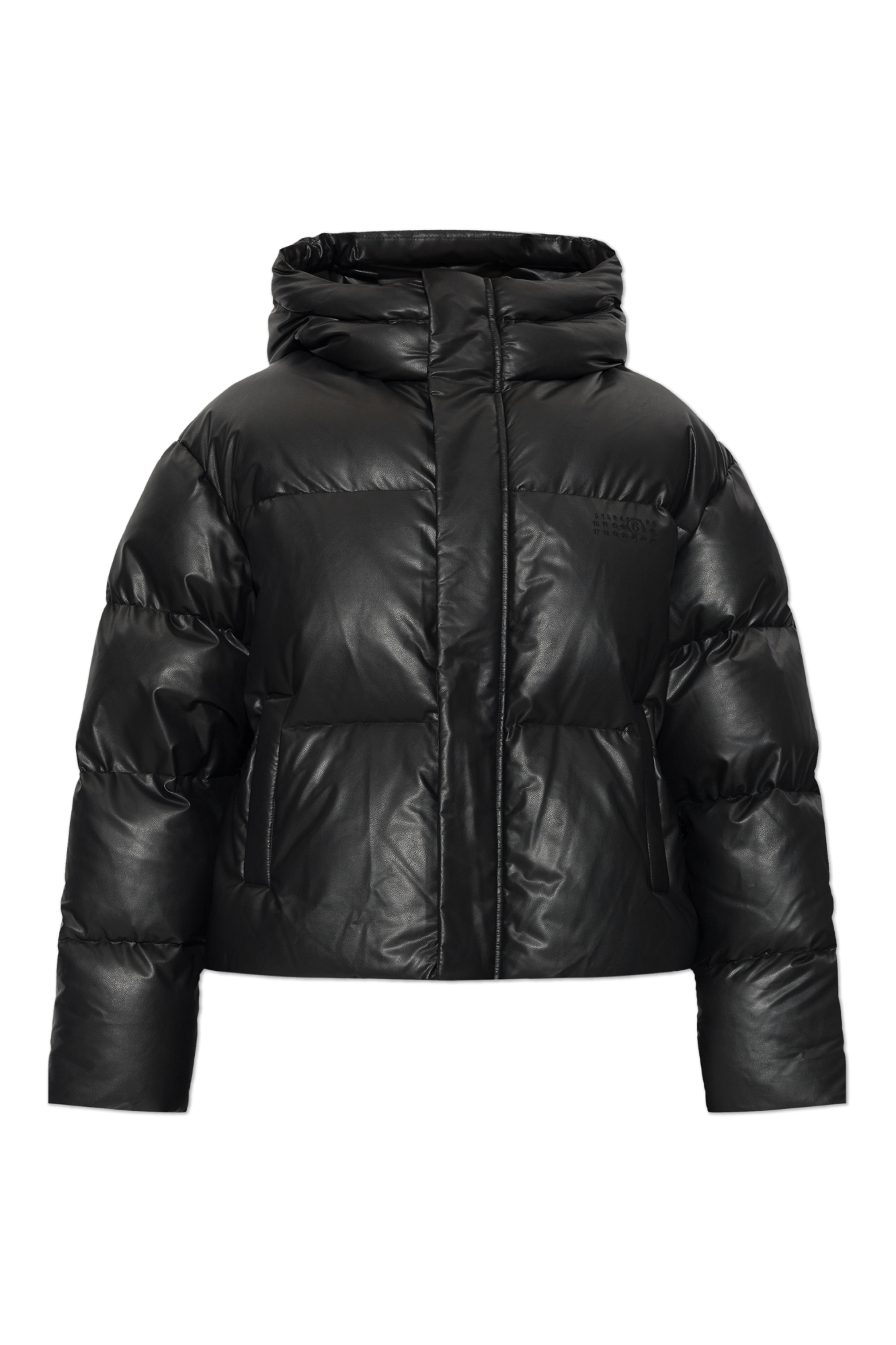 MM6 Maison Margiela Puchowa Kurtka, Mężczyźni, Czarny