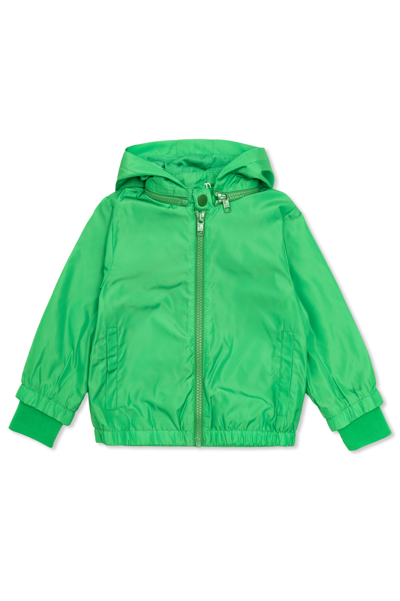 Stella McCartney Kids Kurtka Z Kapturem, Unisex, Zielony
