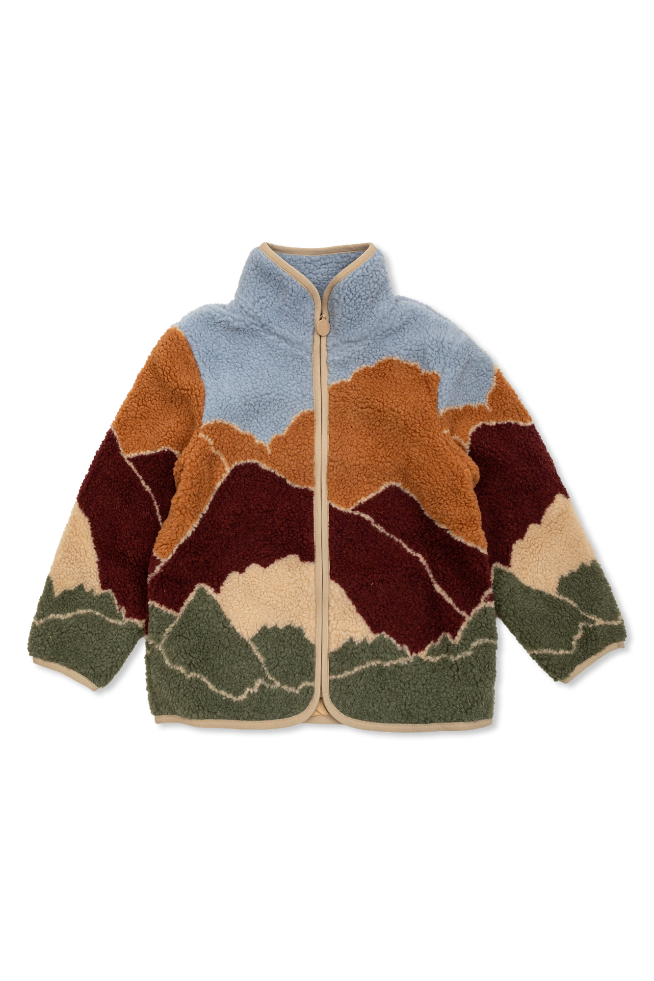 Stella McCartney Kids Polar Ze Stójką, Unisex, Multikolor