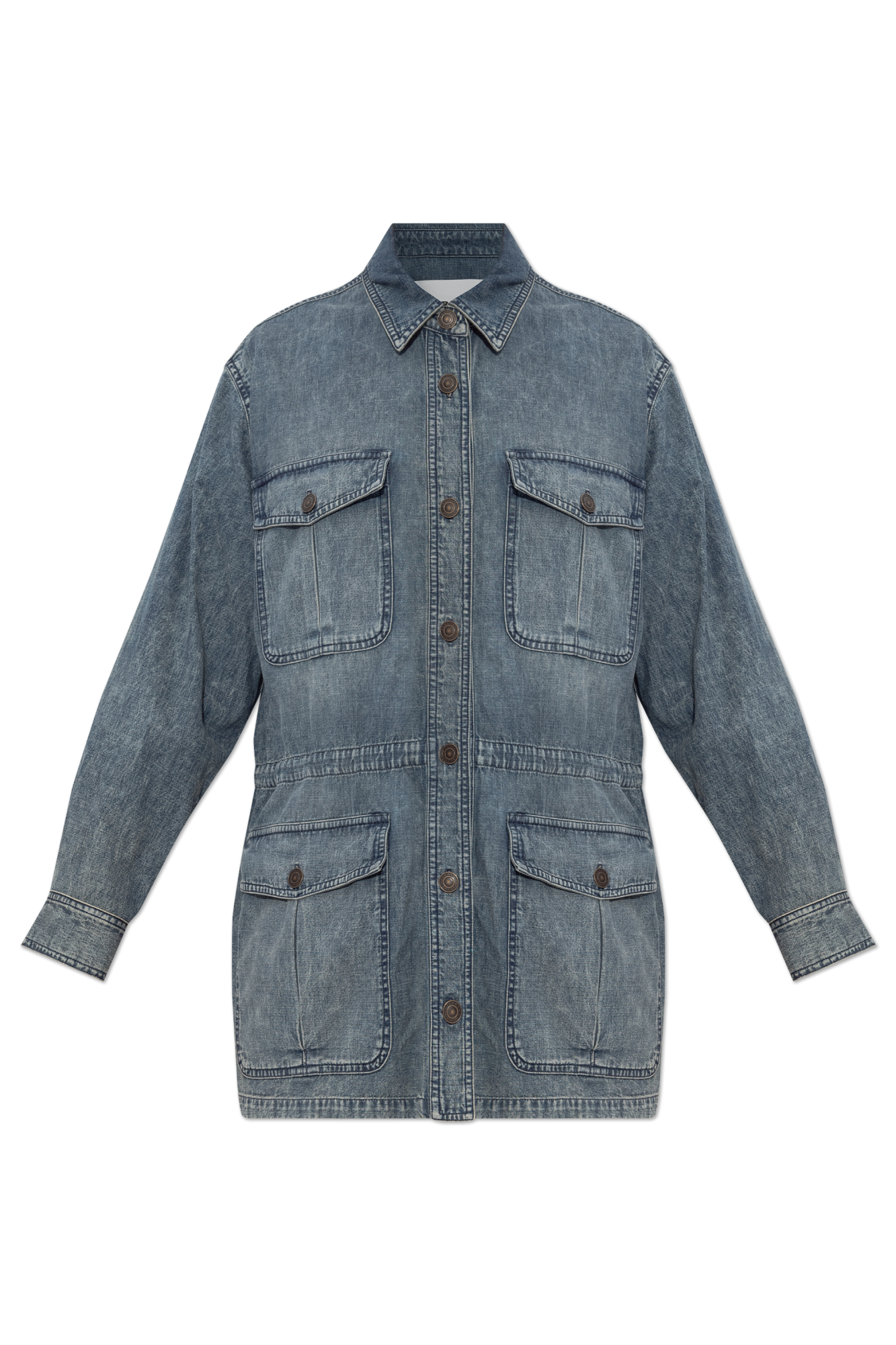 Marant Etoile Jeansowa Kurtka `Nossia`, Kobiety, Niebieski