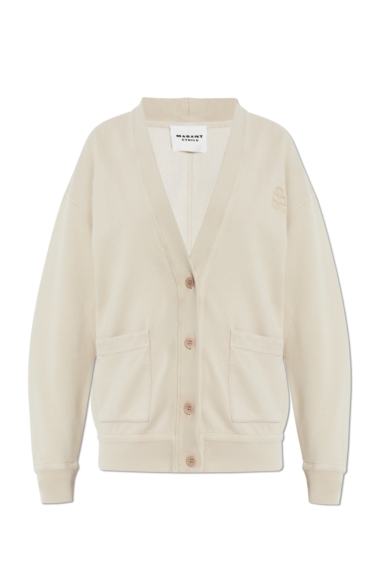 Marant Etoile Kardigan `Stephy`, Kobiety, Beżowy