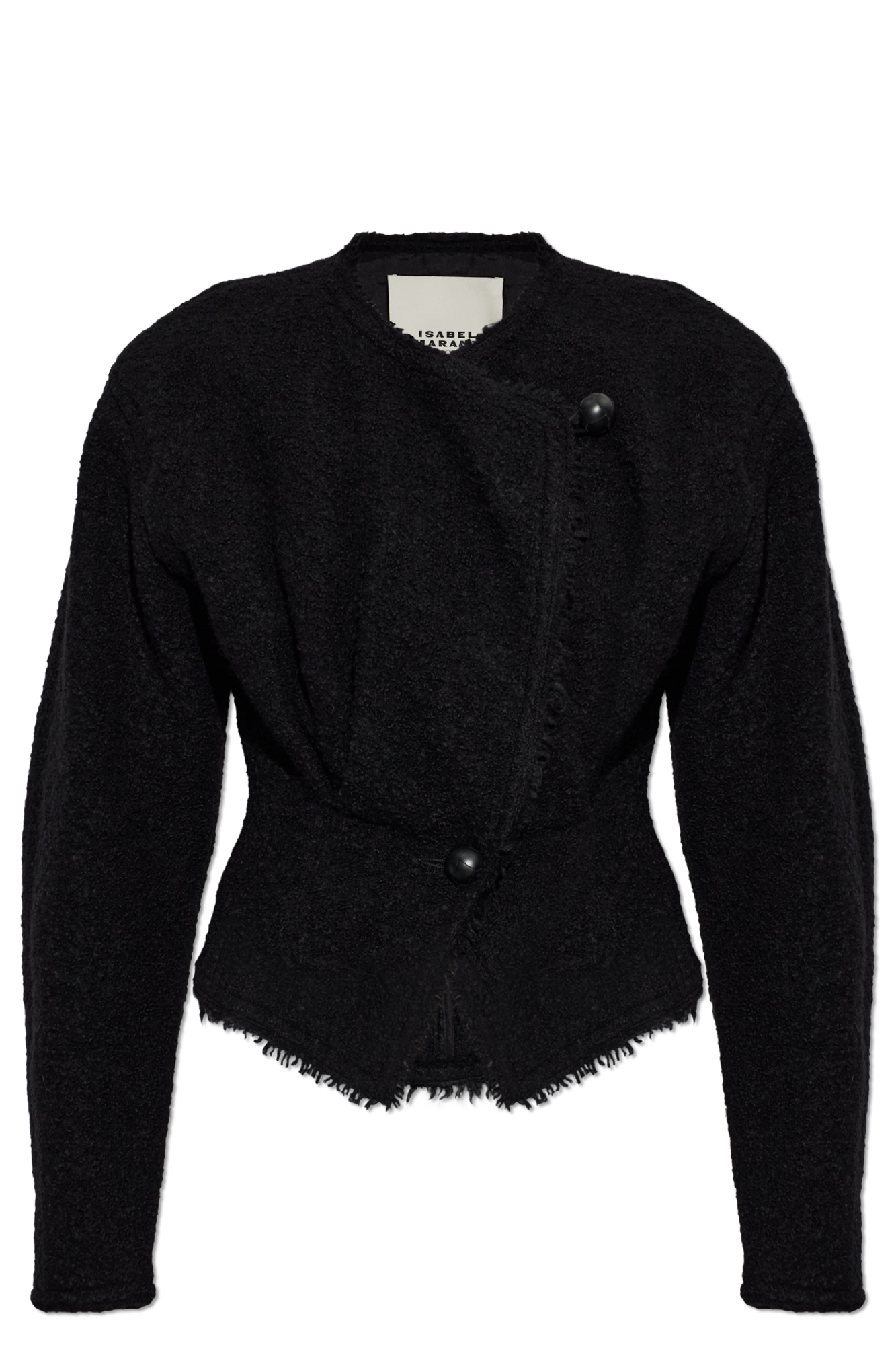 Isabel Marant Tweedowa Marynarak `Suna`, Kobiety, Czarny