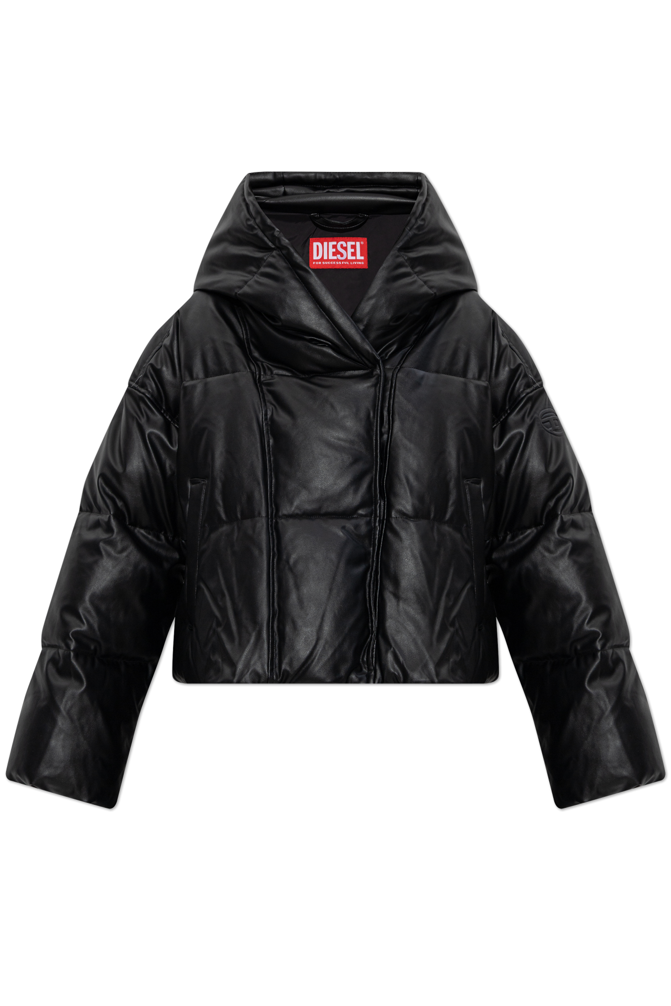 Diesel Ocieplana Kurtka ‘W-ILLEY’, Kobiety, Czarny