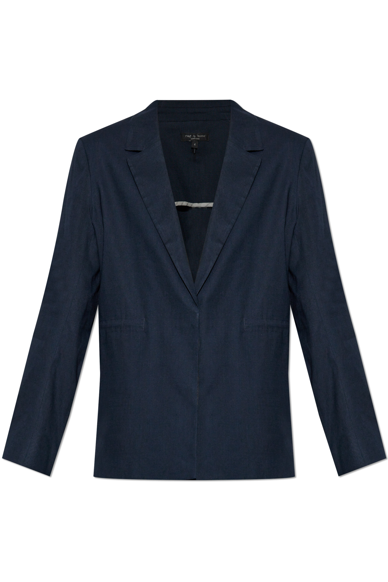 Rag & Bone Marynarka Z Otwartymi Klapami, Kobiety, Granatowy