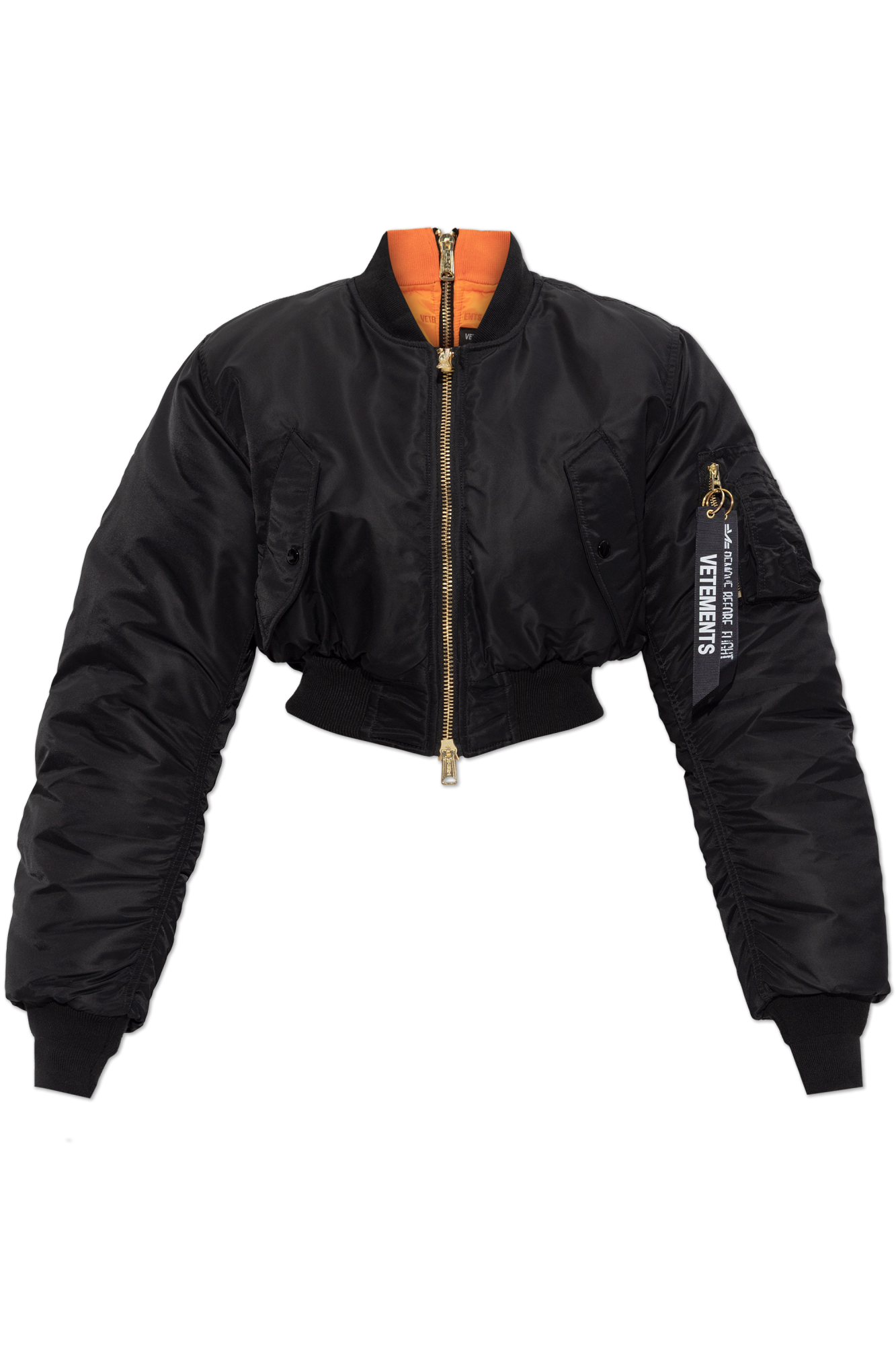 VETEMENTS Kurtka Typu `bomber`, Kobiety, Czarny