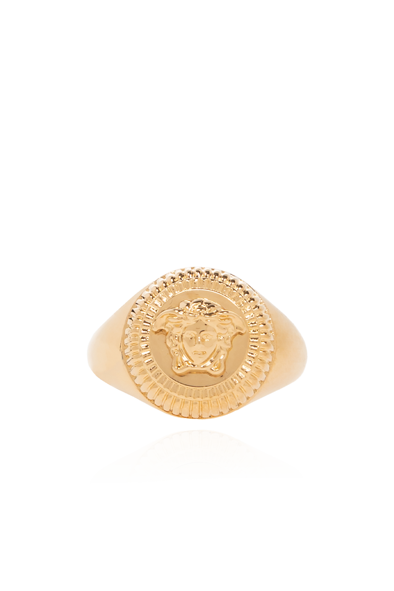 Versace Pierścień Z Głową Meduzy, Kobiety, Złoty