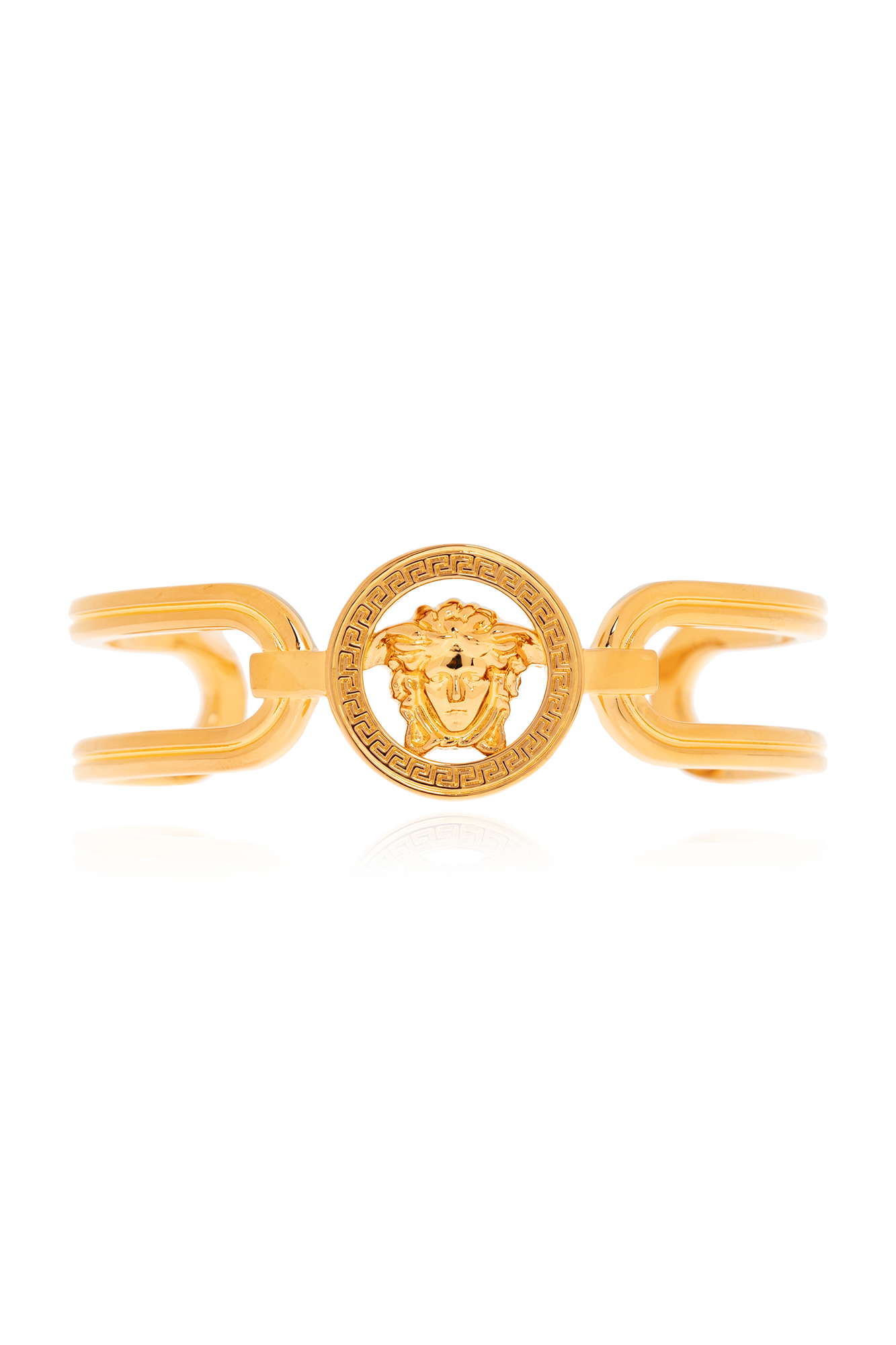 Versace Bransoleta Z Aplikacją, Unisex, Złoty