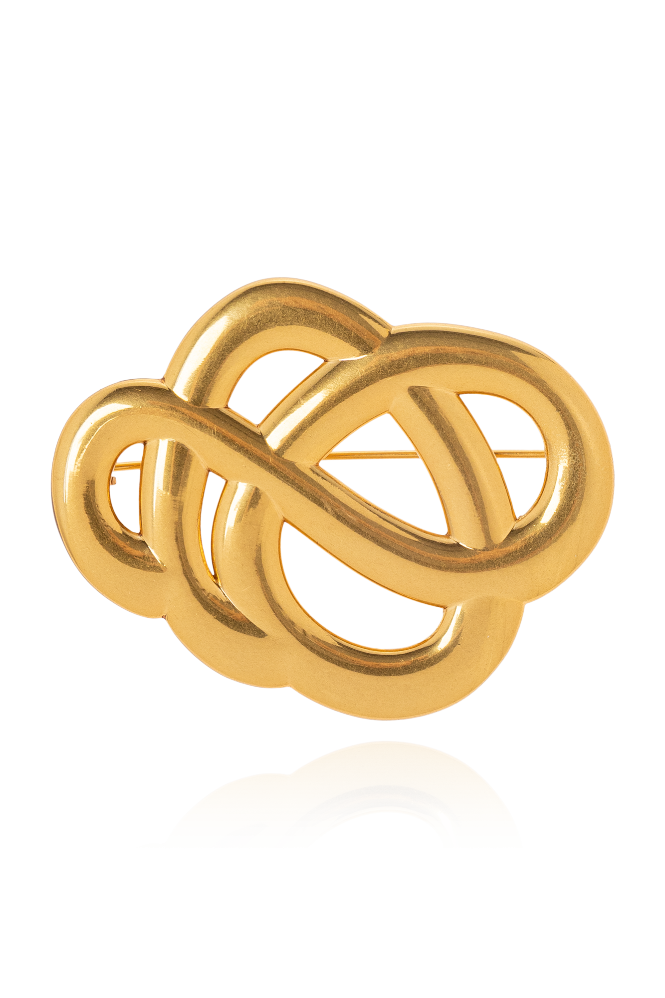 By Malene Birger Broszka Z Logo, Kobiety, Złoty