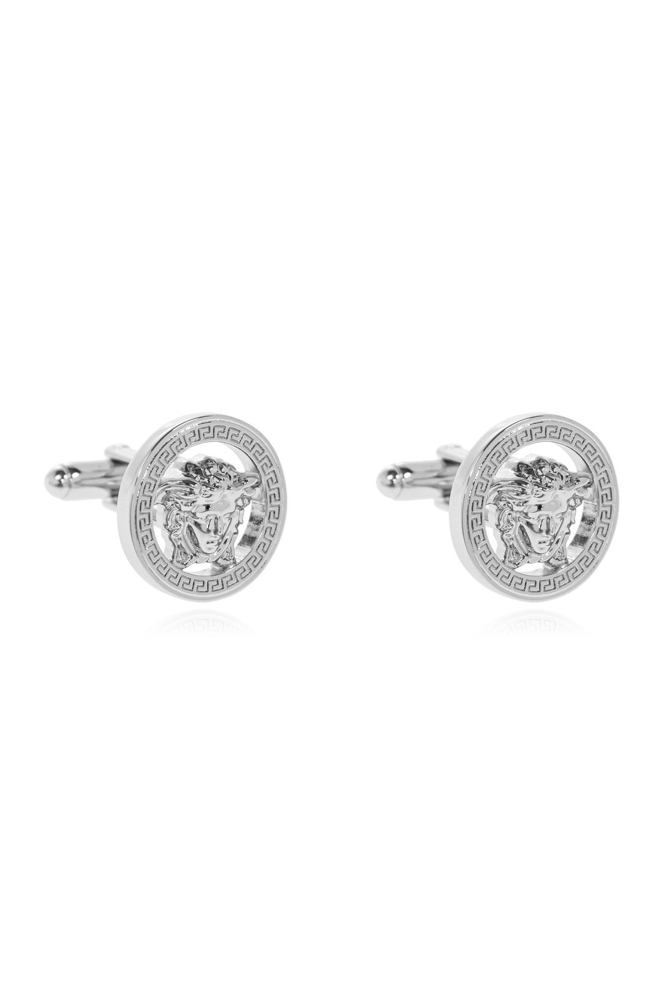 Versace Spinki Do Mankietów, Mężczyźni, Srebrny