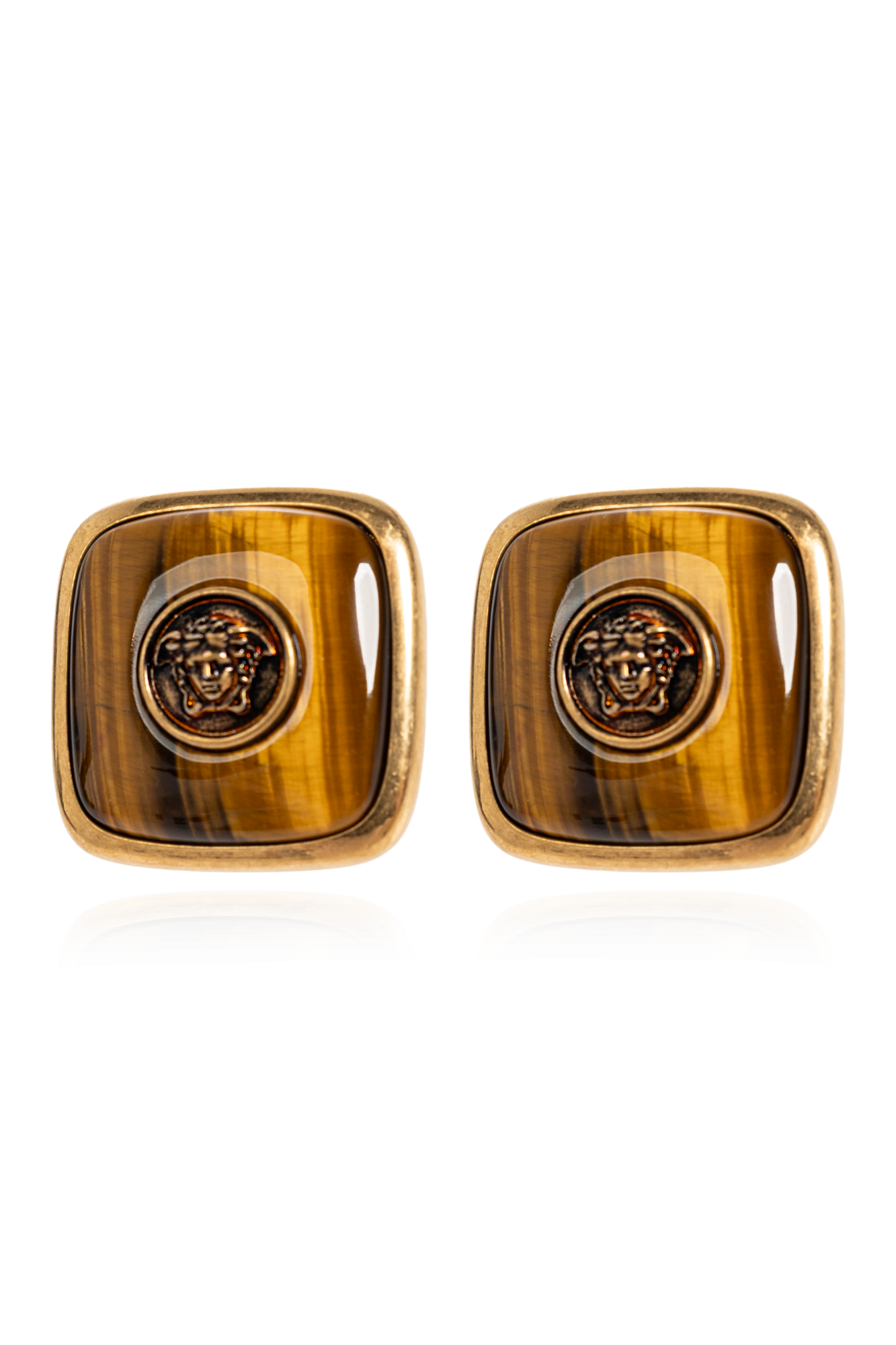 Versace Kolczyki Z Głową Meduzy, Kobiety, Złoty