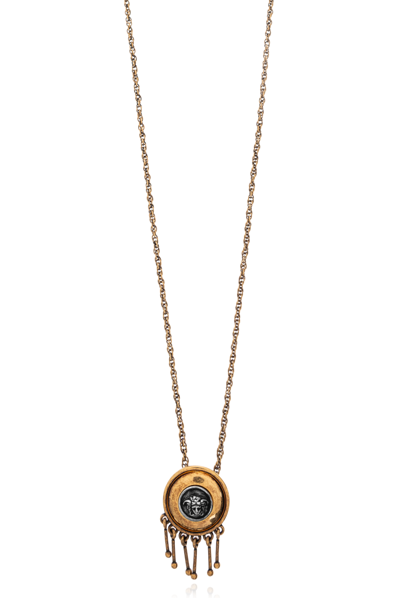 Versace Naszyjnik Z Zawieszką, Kobiety, Złoty