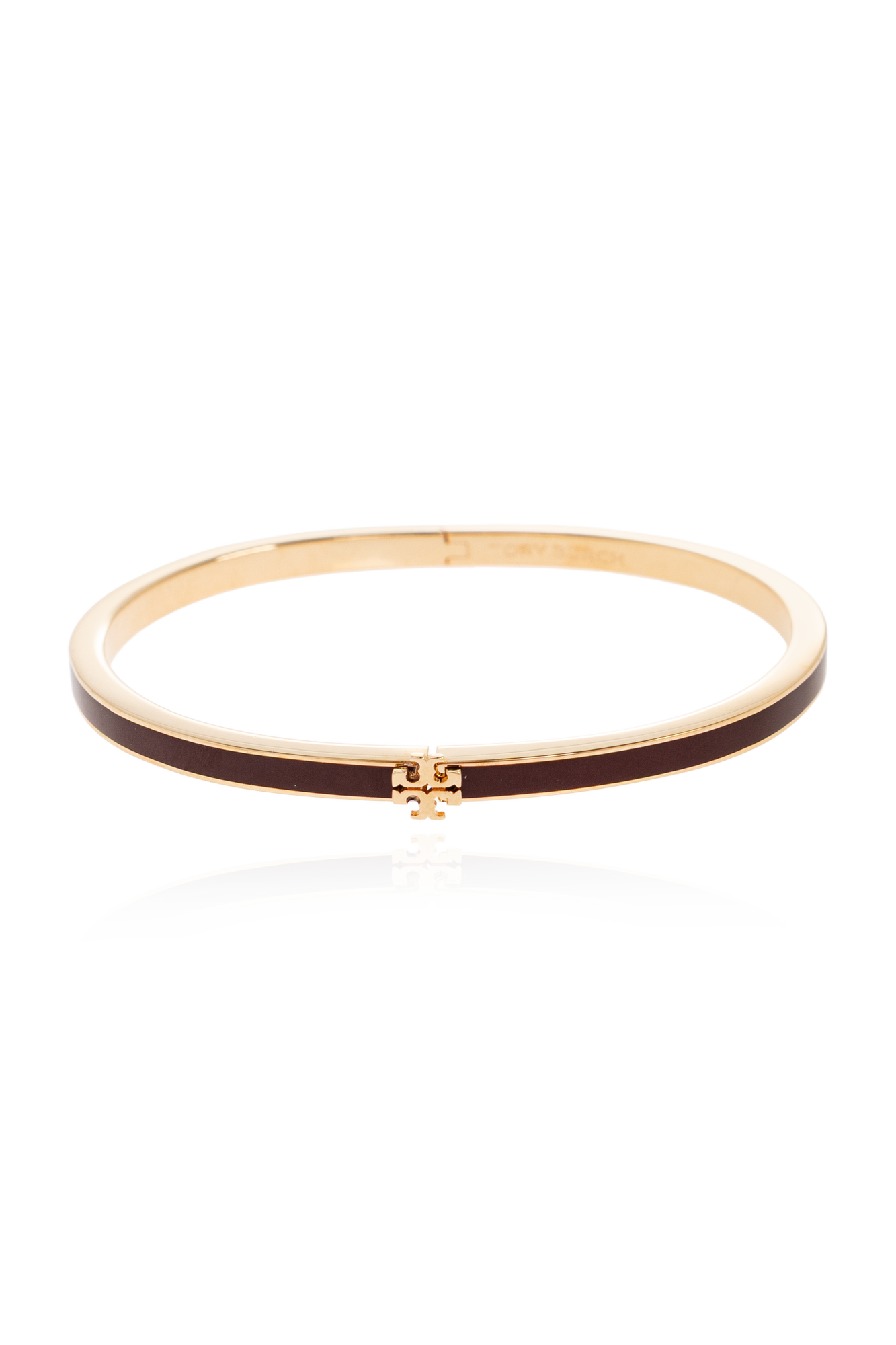 Tory Burch Bransoleta Z Logo, Kobiety, Złoty