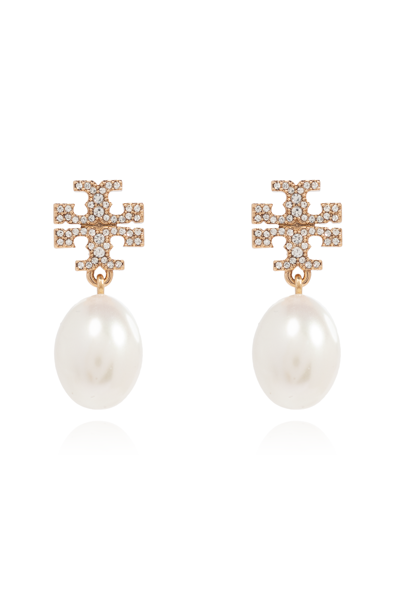 Tory Burch Kolczyki ‘Kira’, Kobiety, Biały