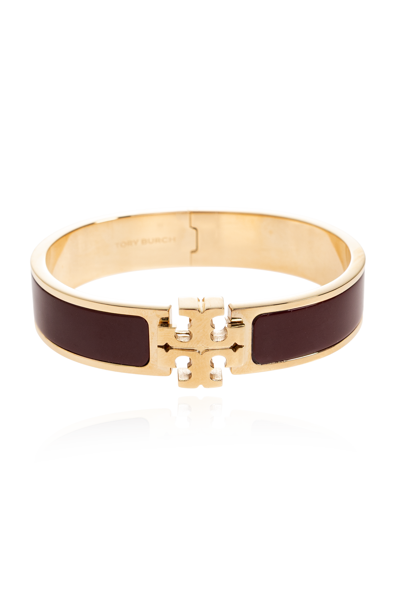 Tory Burch Bransoleta Z Logo, Kobiety, Złoty