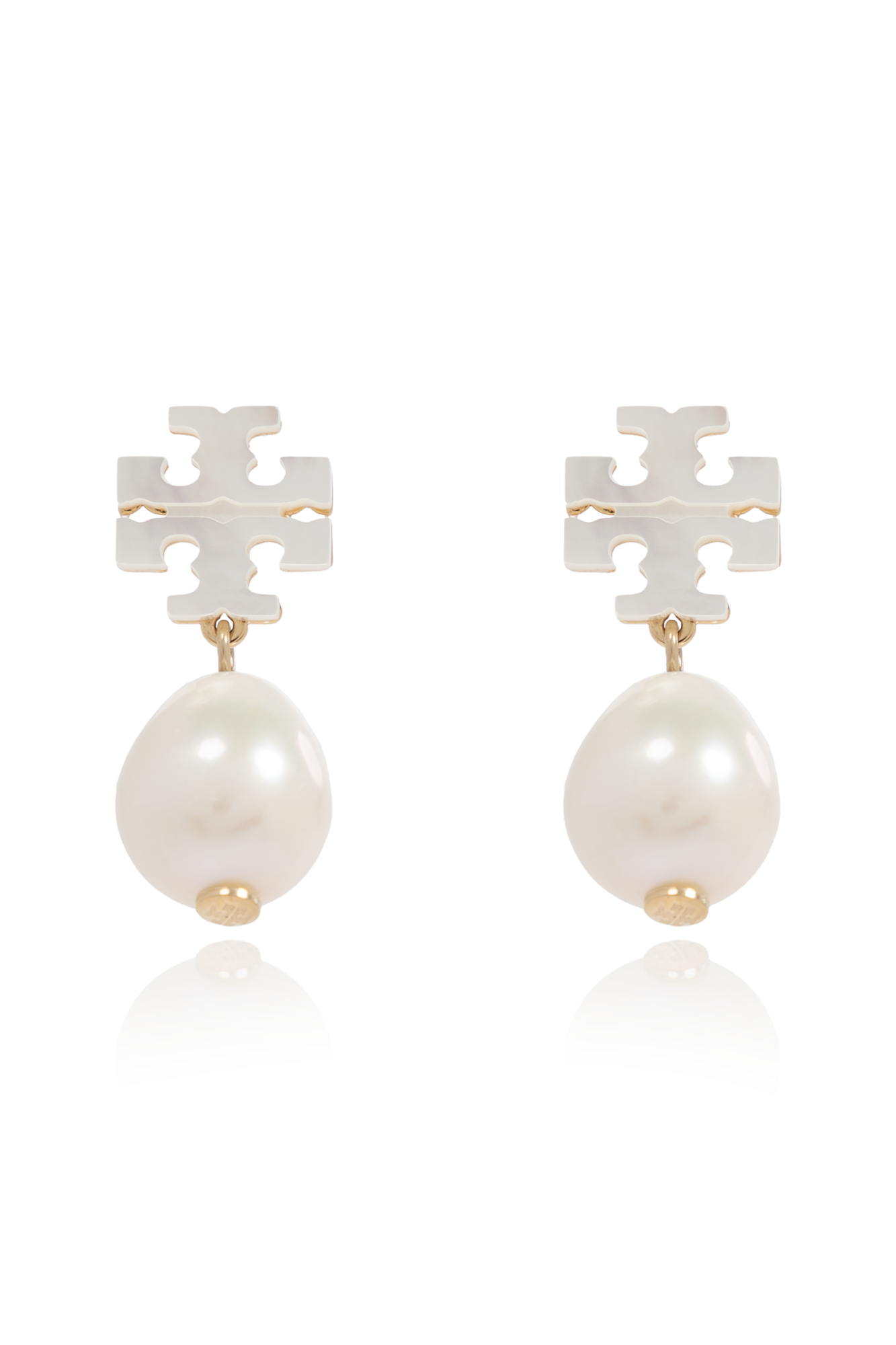 Tory Burch Kolczyki ‘Kira’, Kobiety, Biały