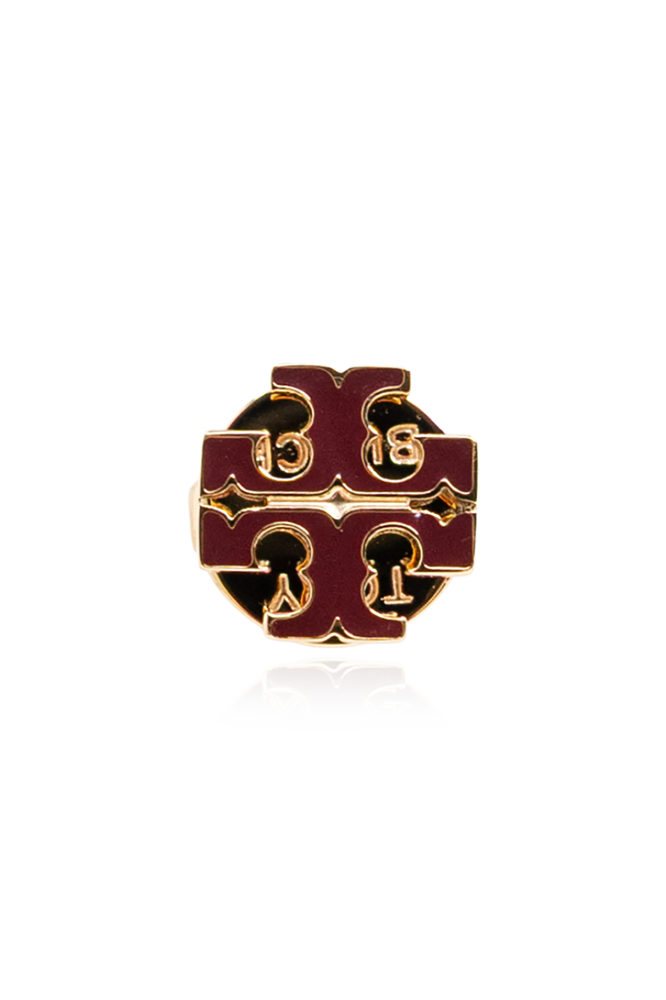 Tory Burch Kolczyki W Kształcie Loga, Kobiety, Złoty
