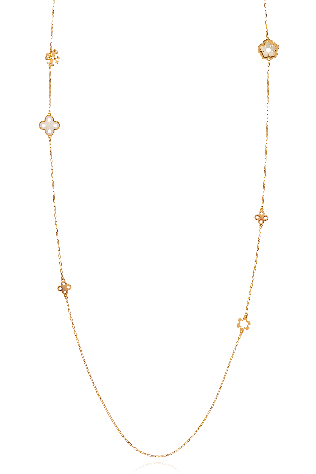 Tory Burch Naszyjnik Z Zawieszkami, Kobiety, Złoty