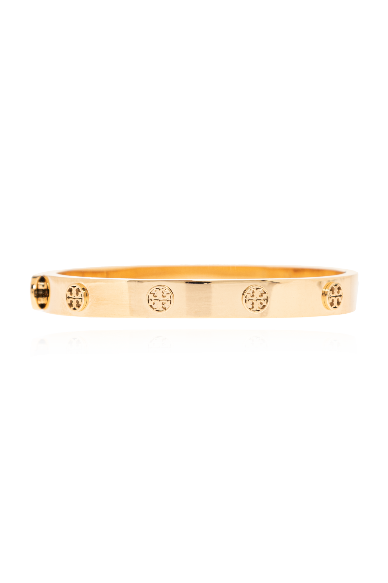 Tory Burch Bransoleta Z Logo, Kobiety, Złoty