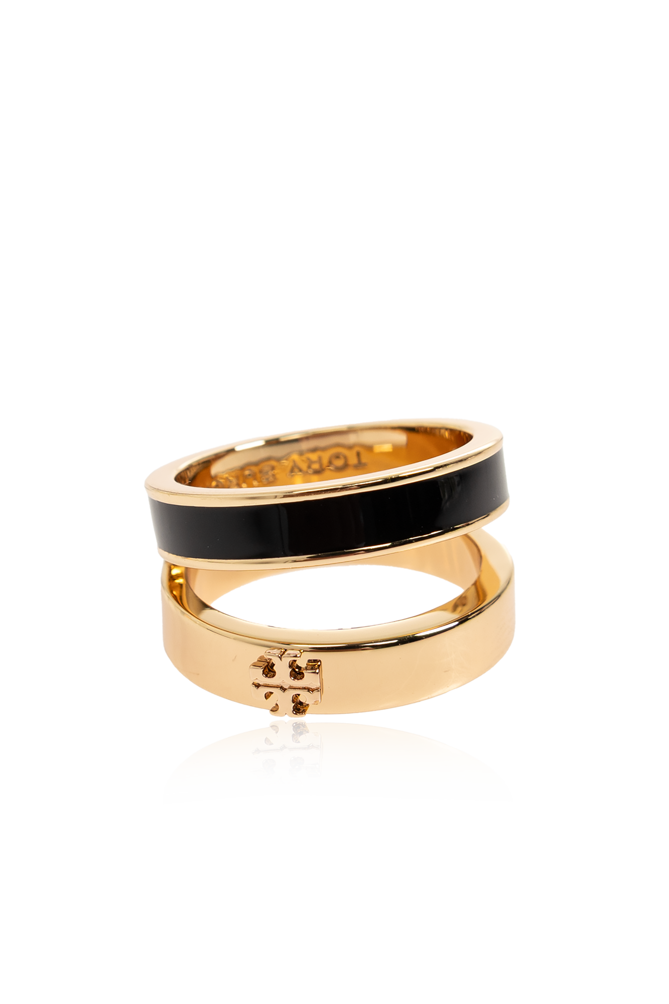 Tory Burch Pierścień Z Logo, Kobiety, Złoty