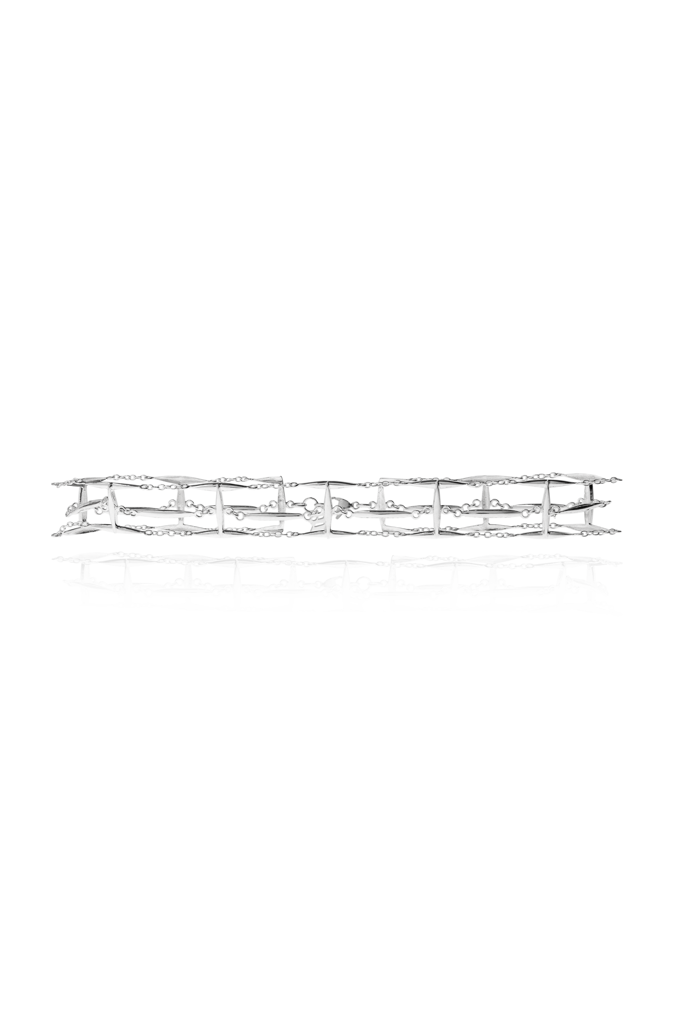 MISBHV Mosiężny Choker, Unisex, Srebrny