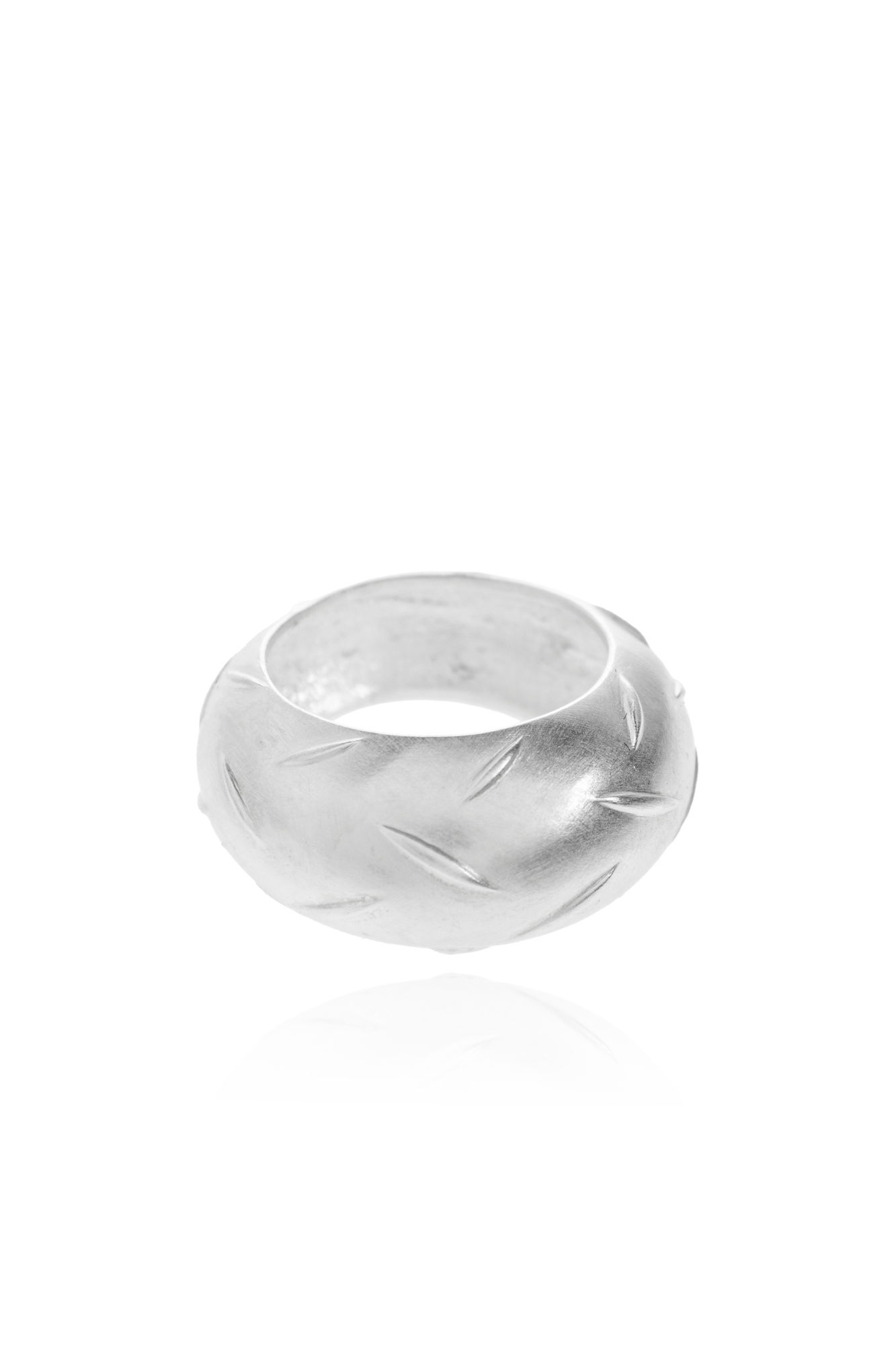 MISBHV Mosiężny Pierścień, Unisex, Srebrny