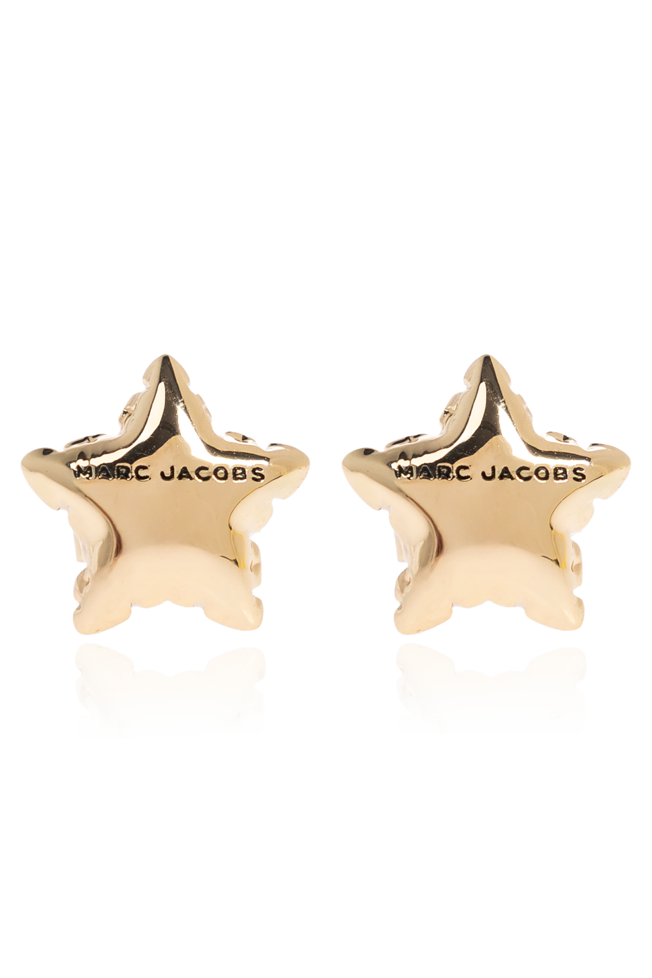 Marc Jacobs Mosiężne Kolczyki, Kobiety, Złoty