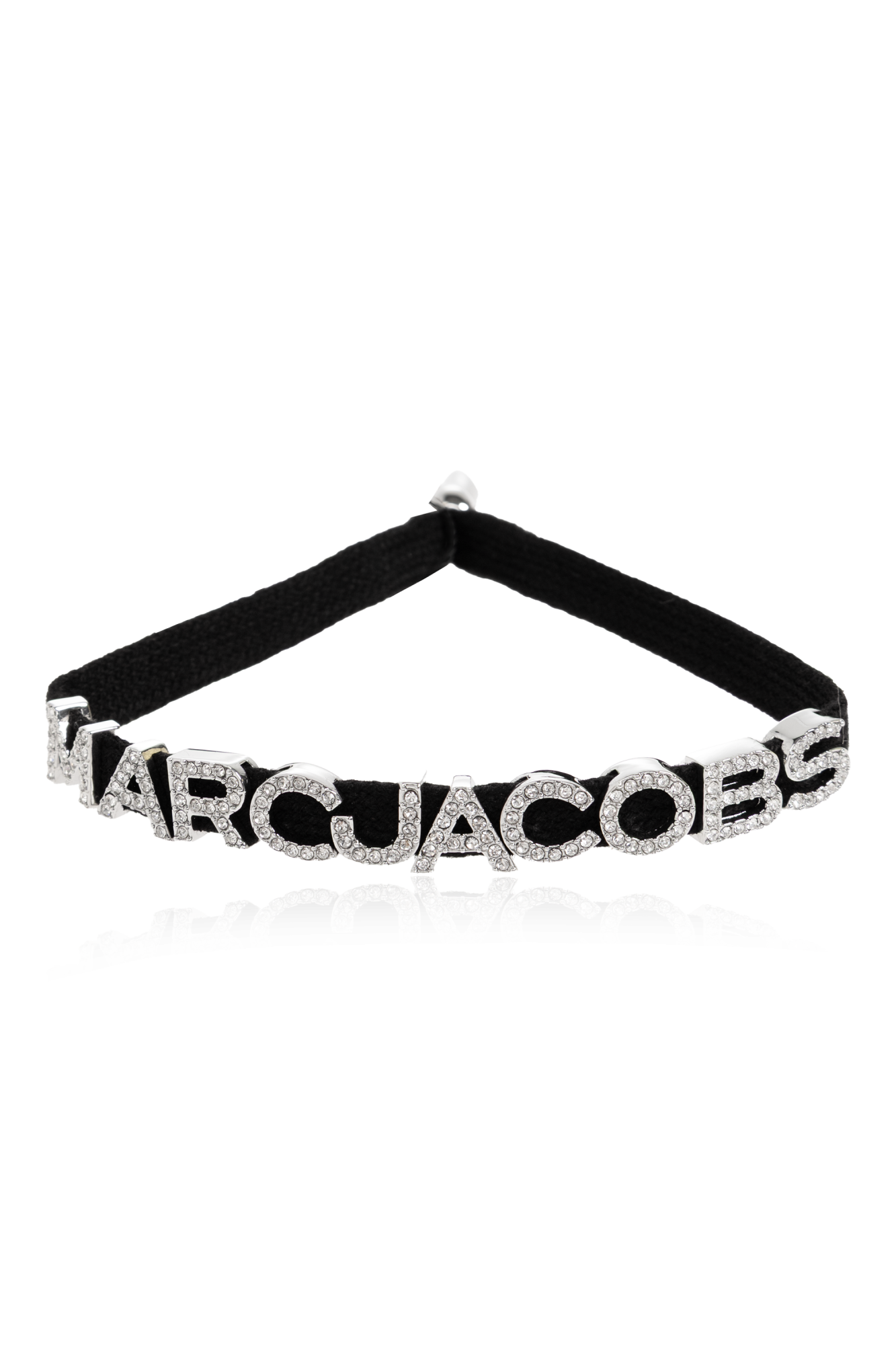 Marc Jacobs Bransoletka Z Logo, Kobiety, Czarny