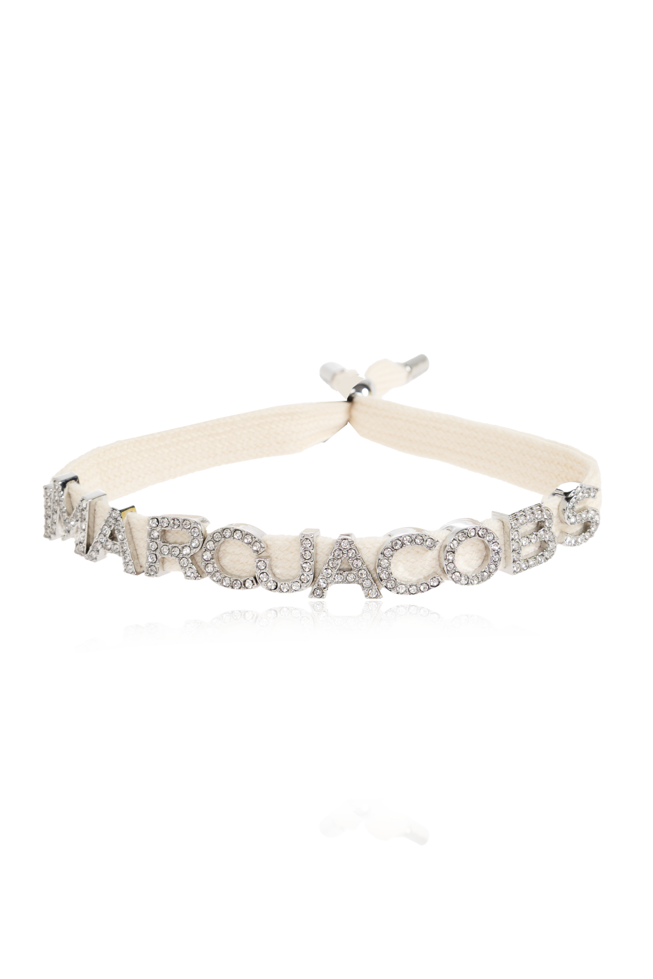 Marc Jacobs Bransoletka Z Logo, Kobiety, Kremowy
