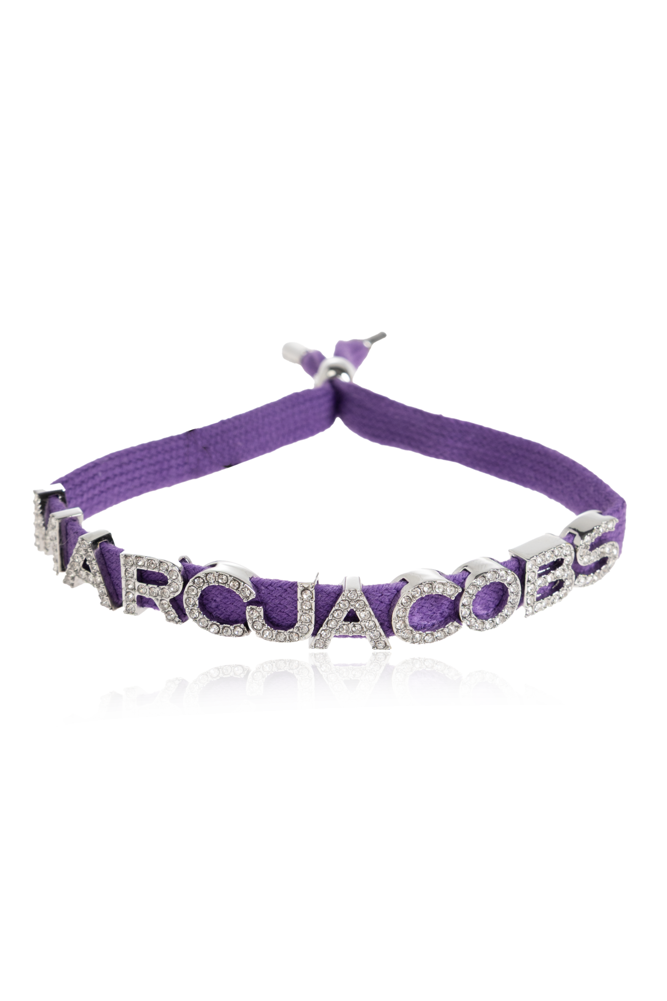 Marc Jacobs Bransoletka Z Logo, Kobiety, Fioletowy