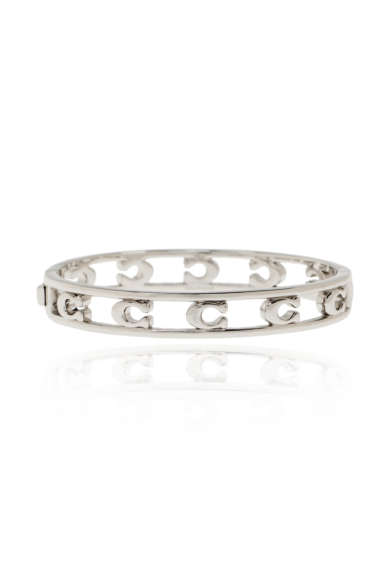 Coach Bransoleta Z Logo, Kobiety, Srebrny