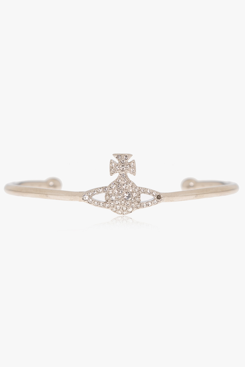Vivienne Westwood Bransoleta Z Logo, Kobiety, Srebrny