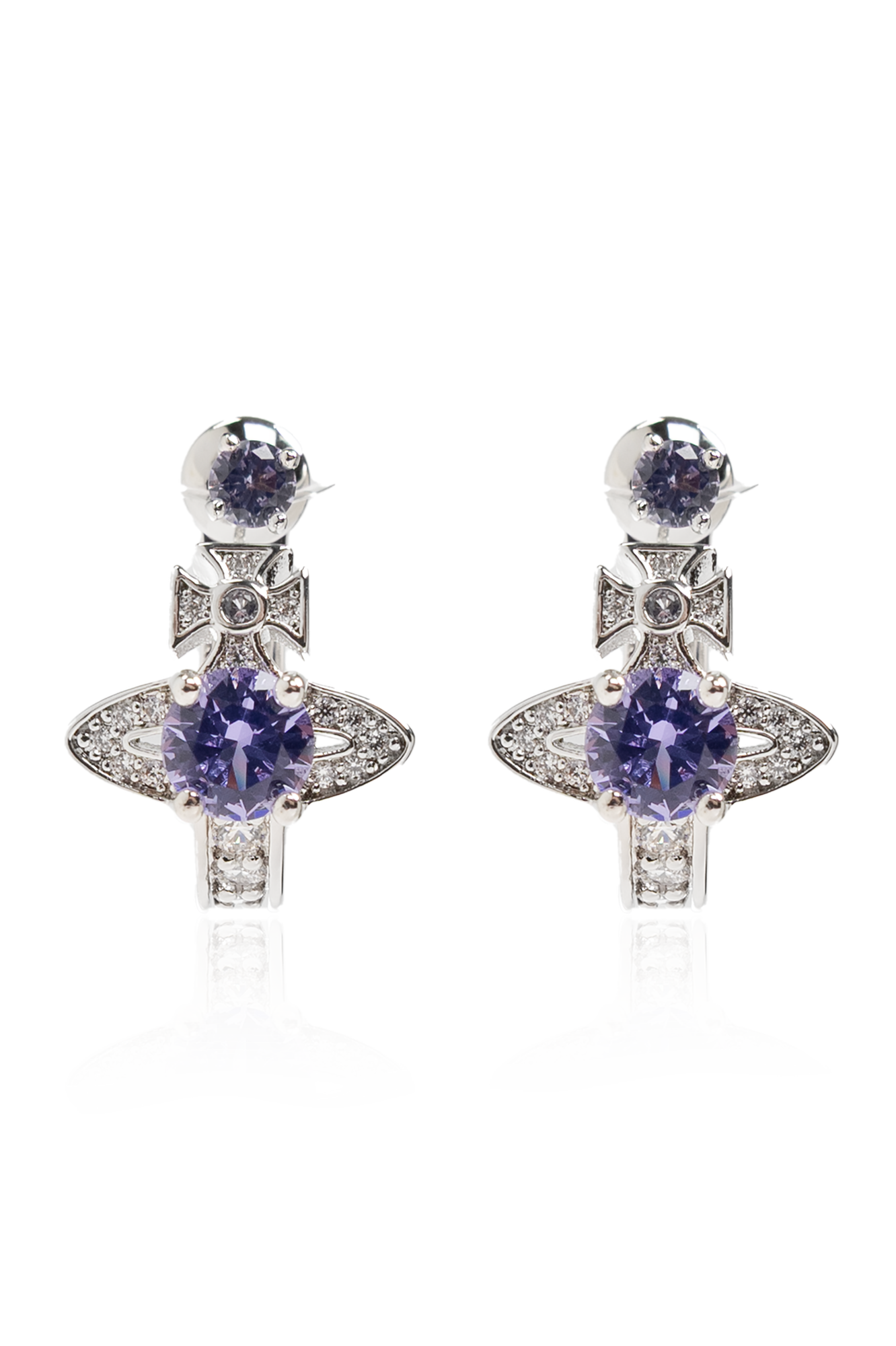 Vivienne Westwood Kolczyki `Maitena`, Kobiety, Srebrny