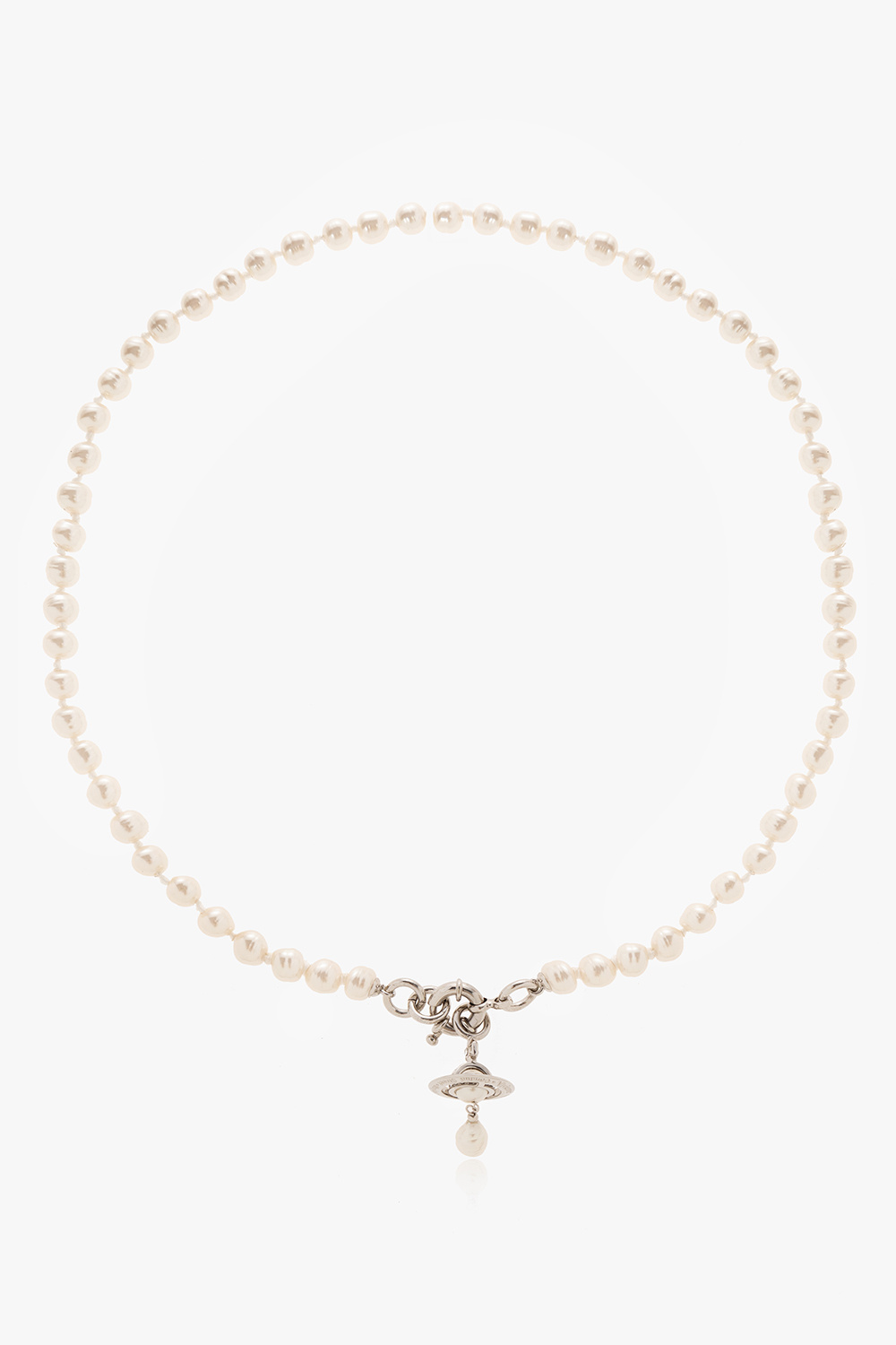 Vivienne Westwood Naszyjnik ‘Aleksa’, Mężczyźni, Kremowy